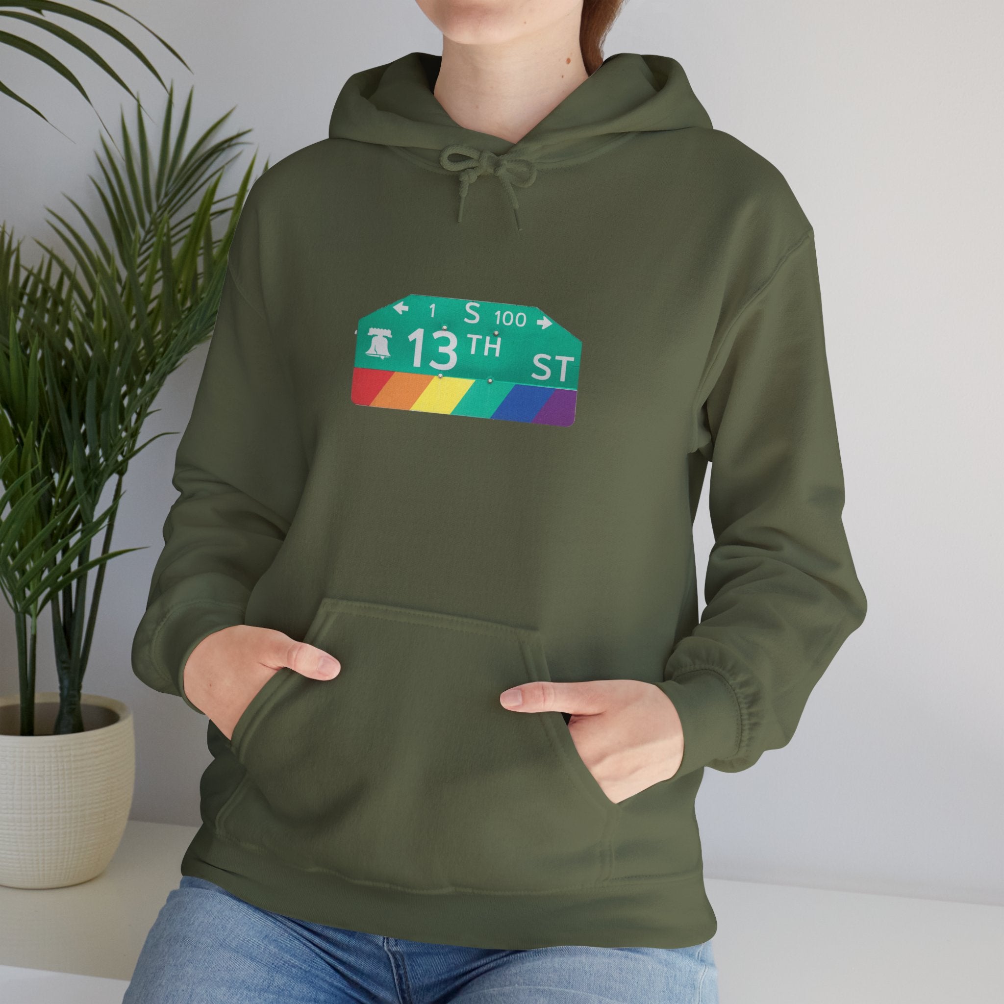 Philly Gayborhood Street Sign  Hoodie