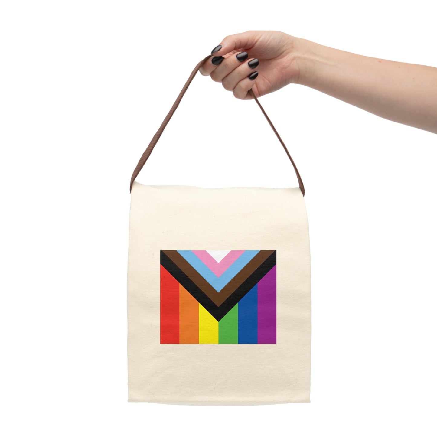 Canvas Lunch Bag Pride Flag (All Stripes)