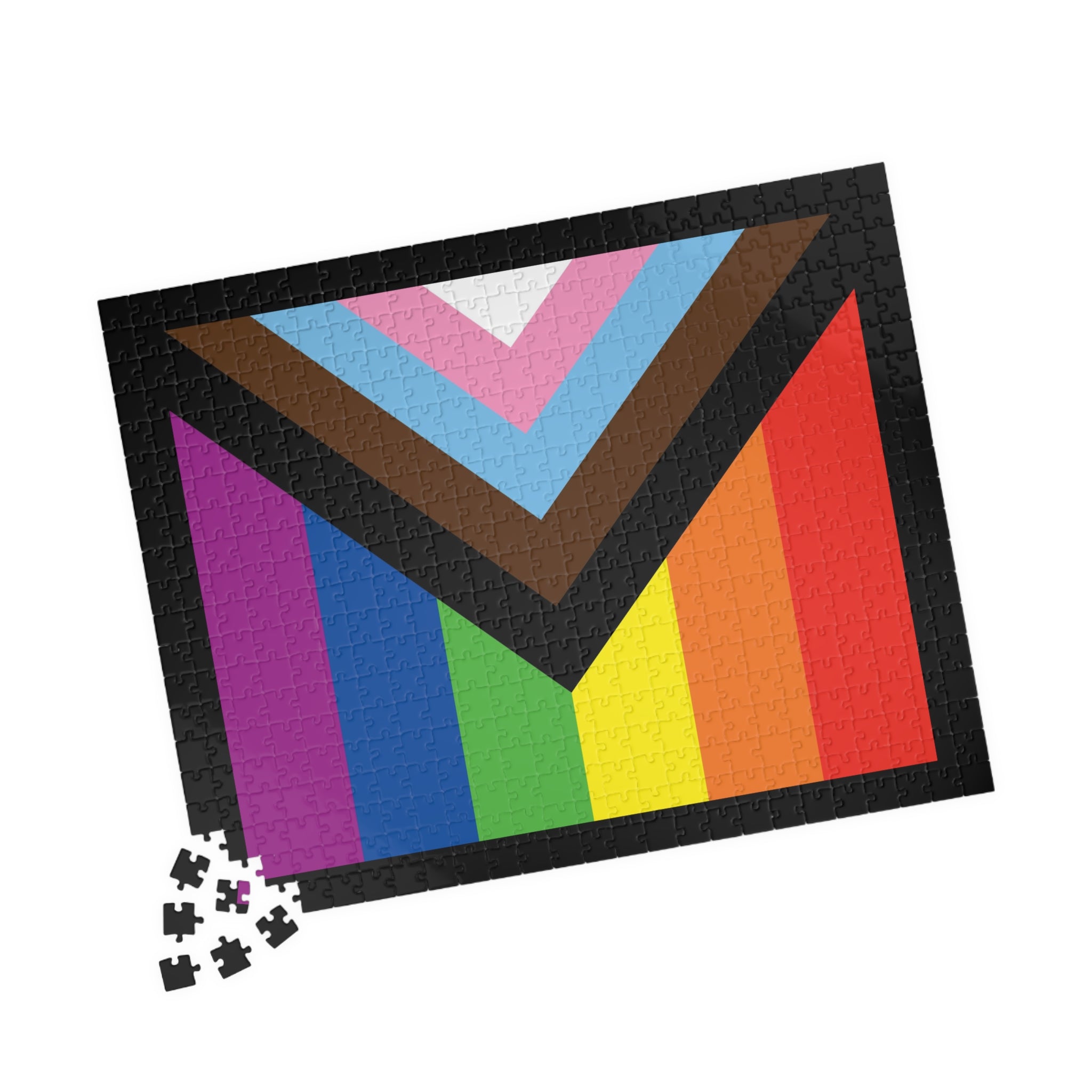 Rainbow Flag Puzzle (110, 252, 520, 1014-piece)