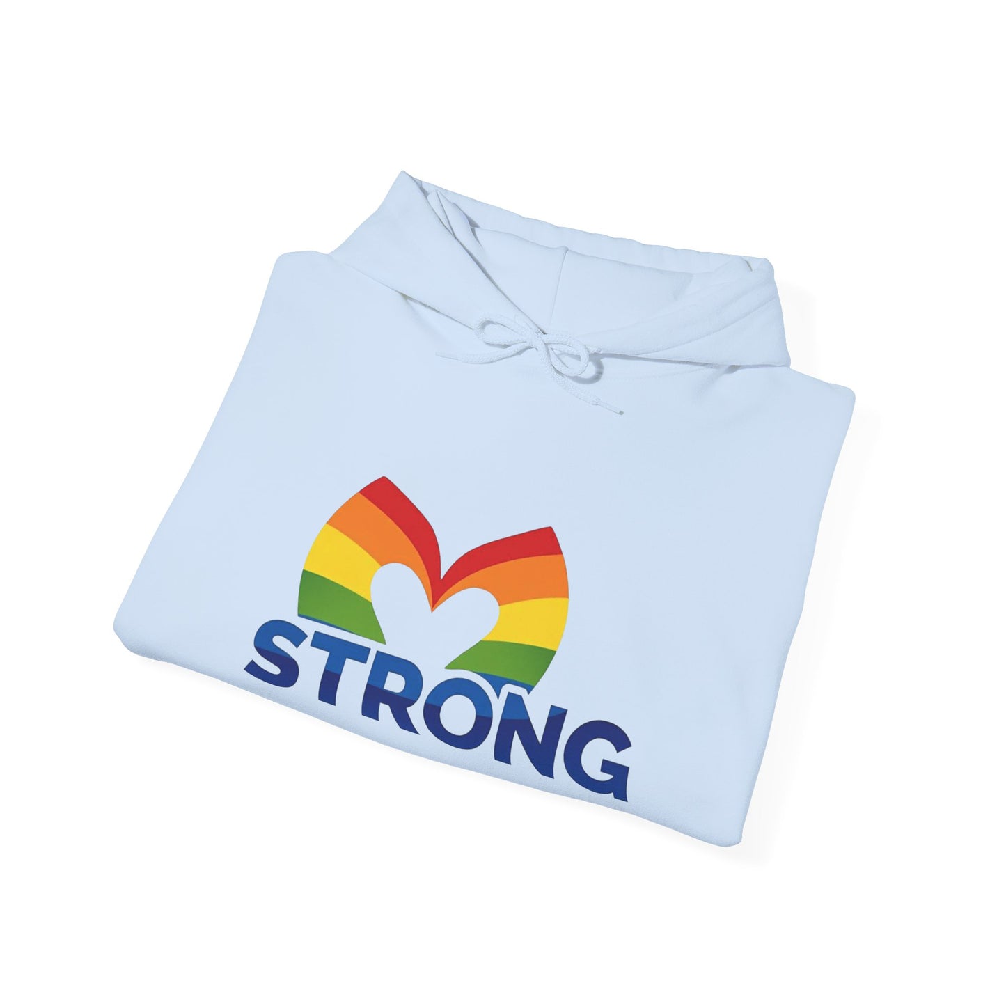 Rainbow Heart STRONG Hoodie