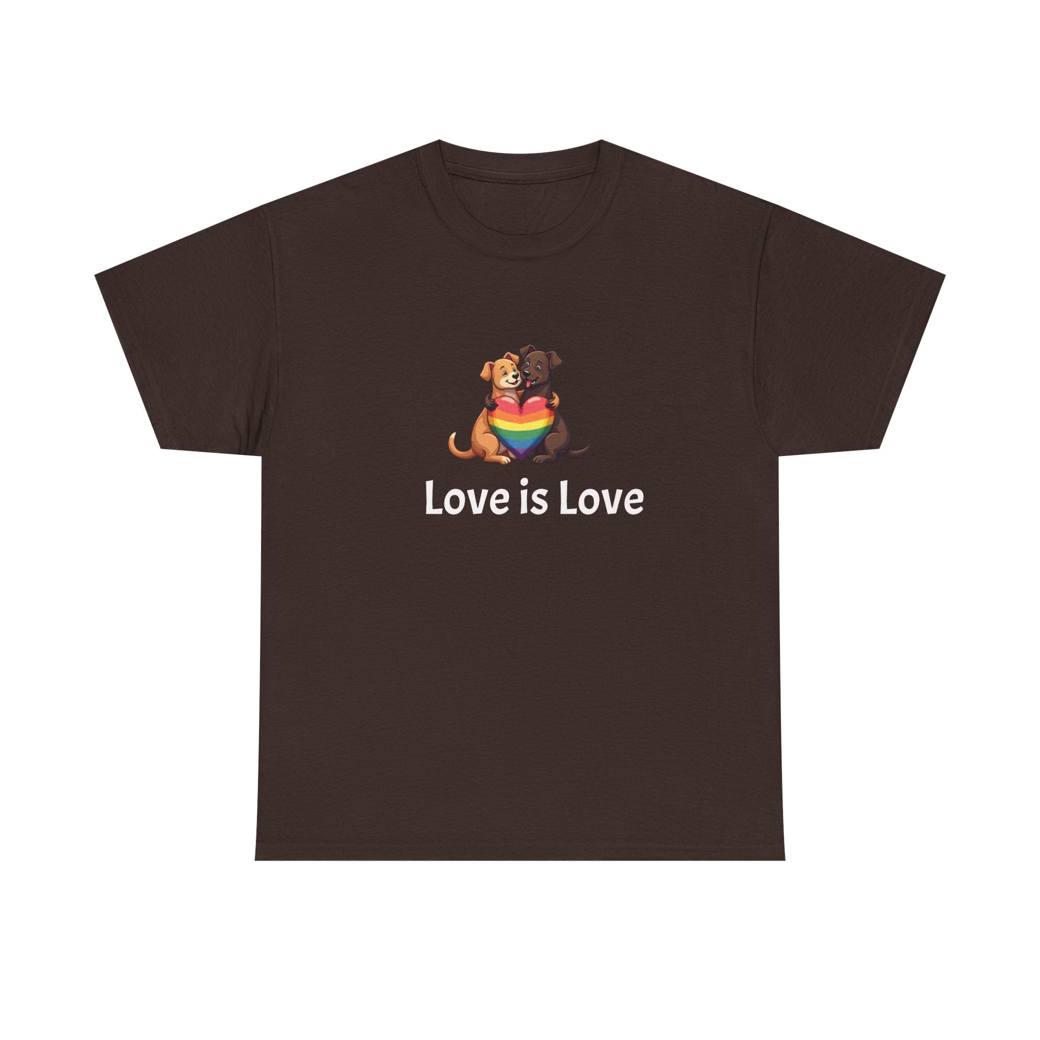 Puppy Love is Love Heavy Cotton Tee
