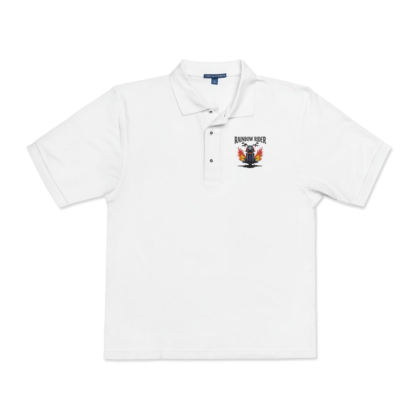 Polo Shirt Rainbow Rider Embroidery