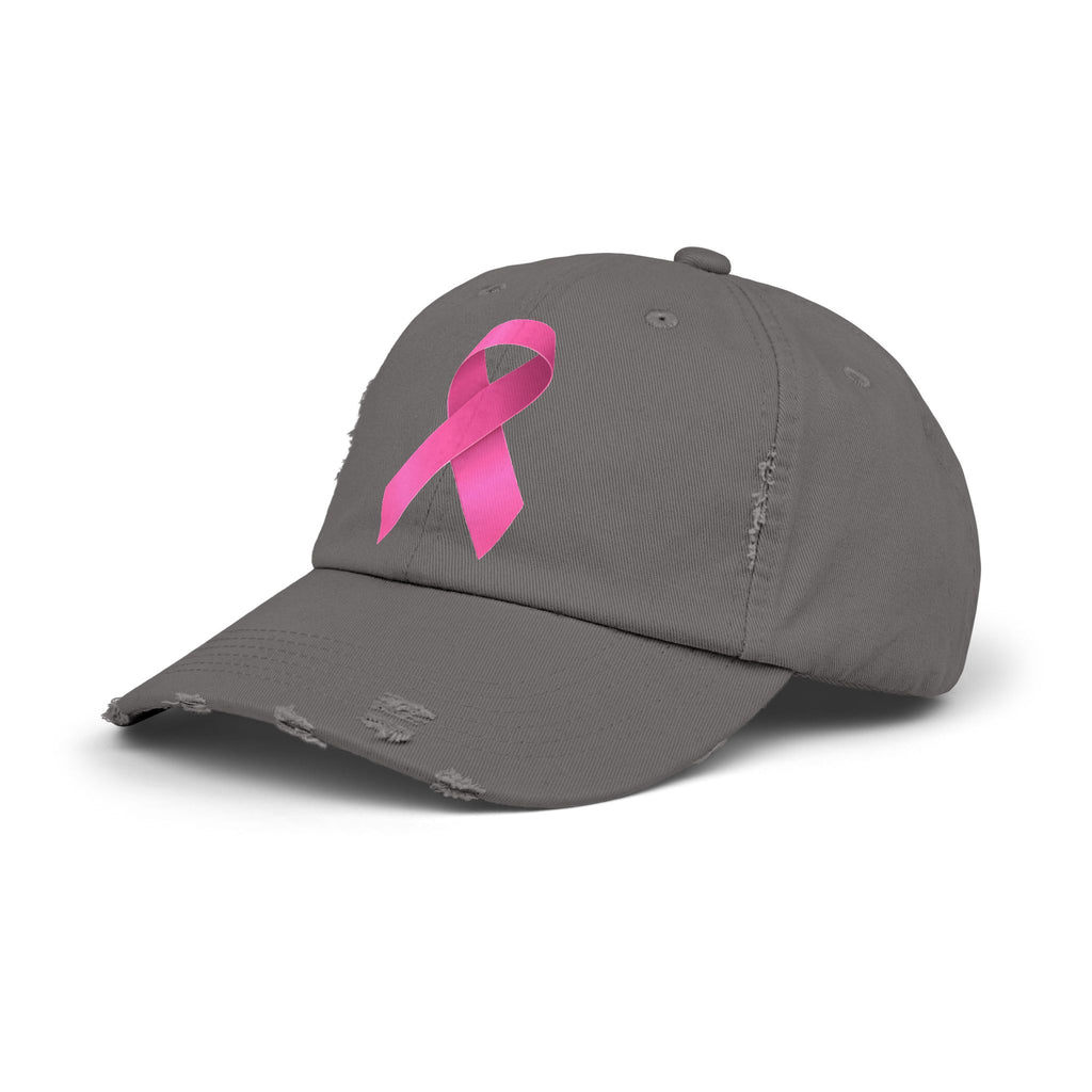 Breast Cancer Distressed Hat