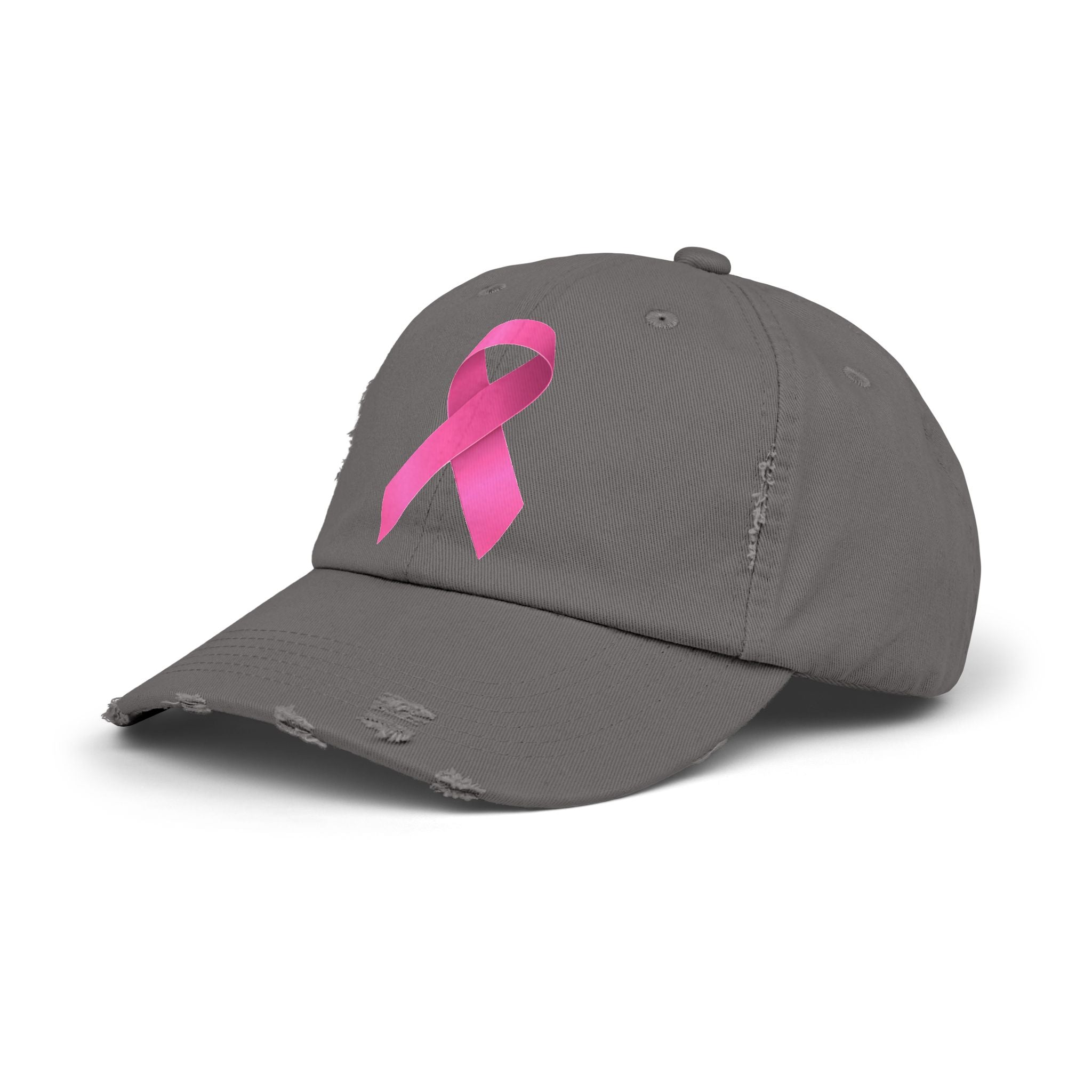 Breast Cancer Distressed Hat