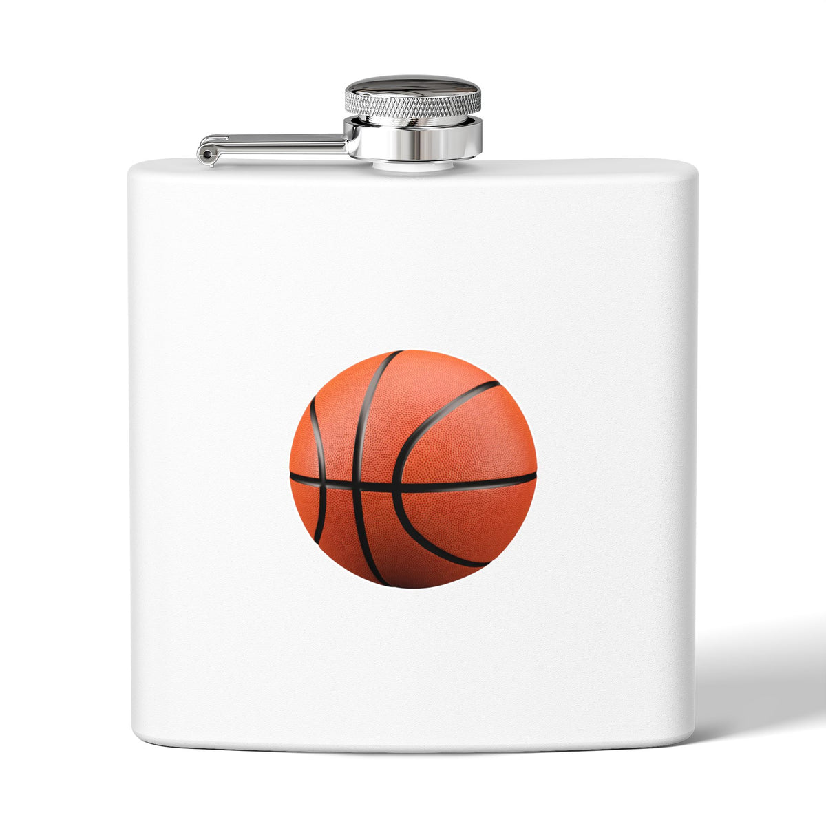 Basketball Stainless Steel Flask, 6oz