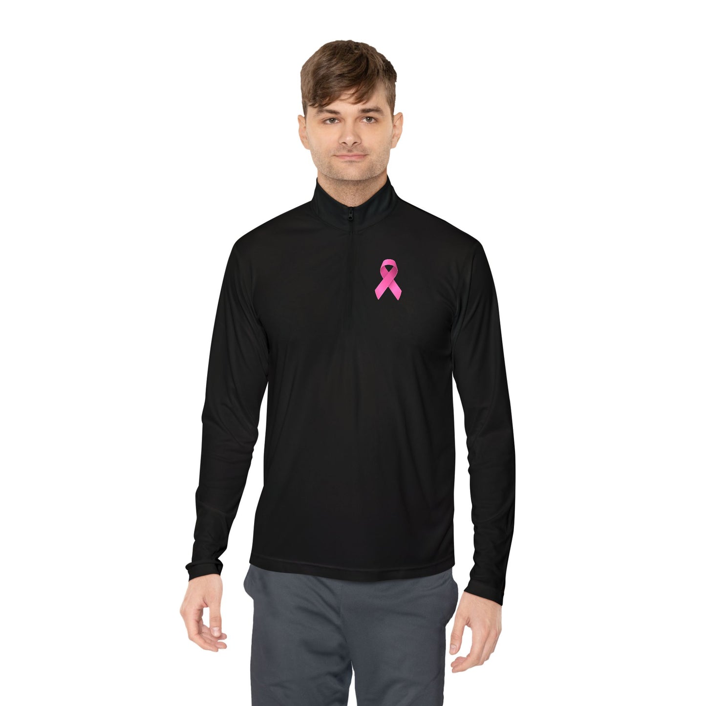 Breast Cancer Unisex Quarter-Zip Pullover