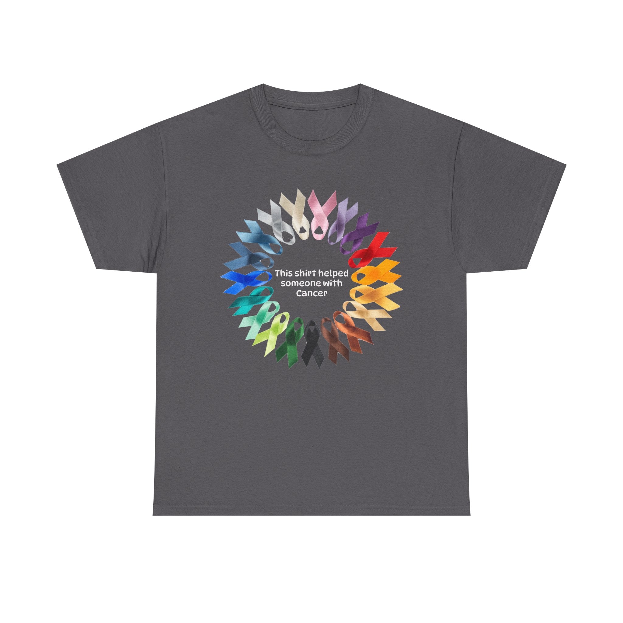 Helped someone with Cancer Heavy Cotton Tee