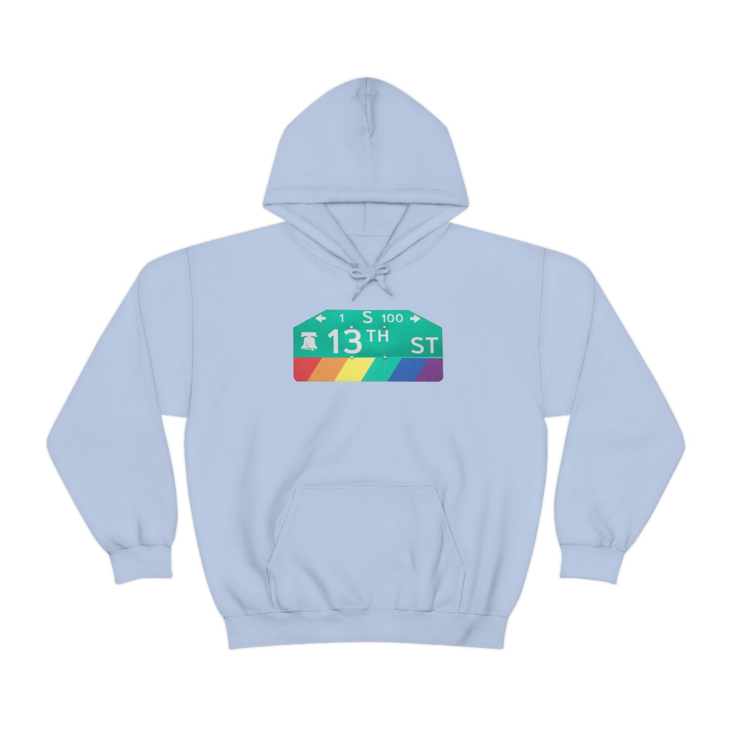 Philly Gayborhood Street Sign Hoodie