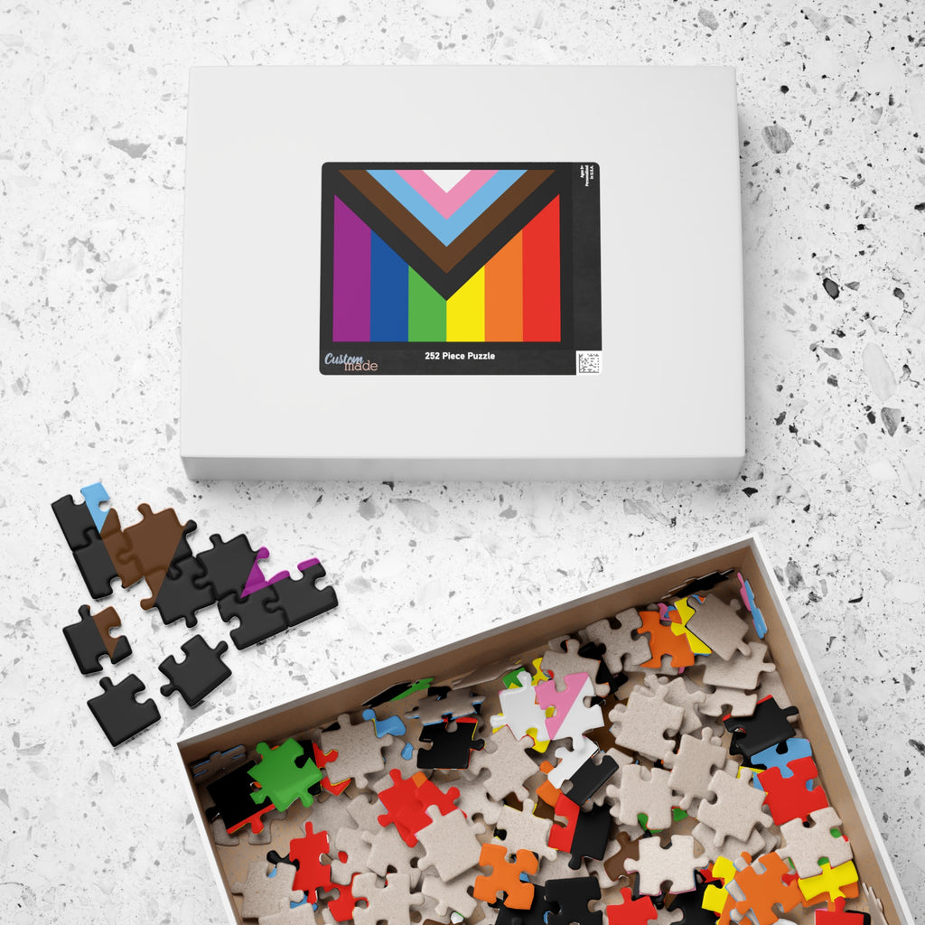 Rainbow Flag Puzzle (110, 252, 520, 1014-piece)