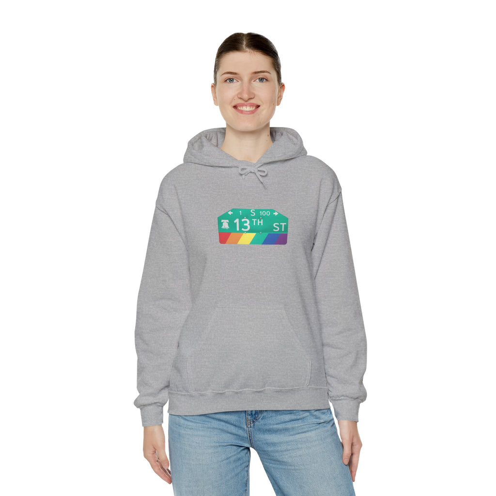 Philly Gayborhood Street Sign  Hoodie