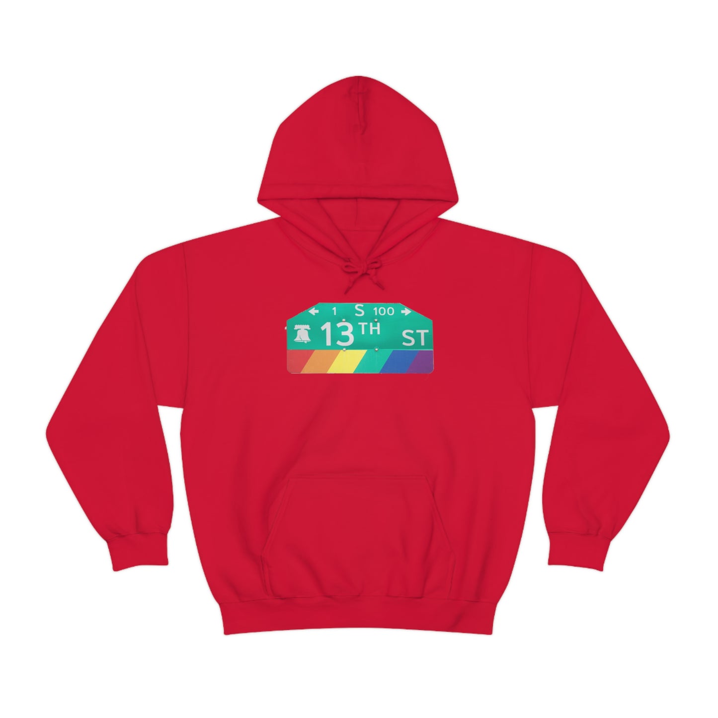 Philly Gayborhood Street Sign Hoodie