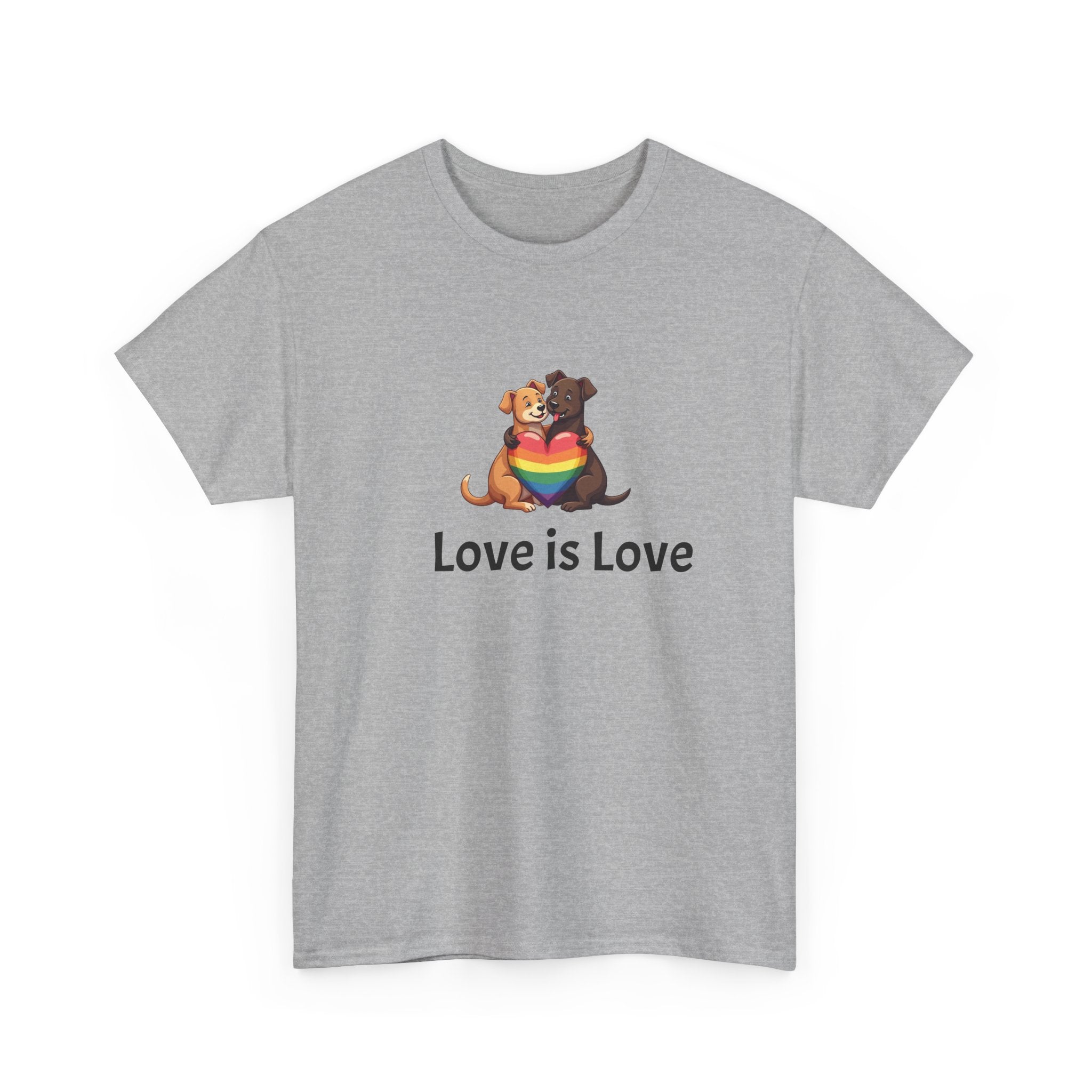 Puppy Love is Love Heavy Cotton Tee