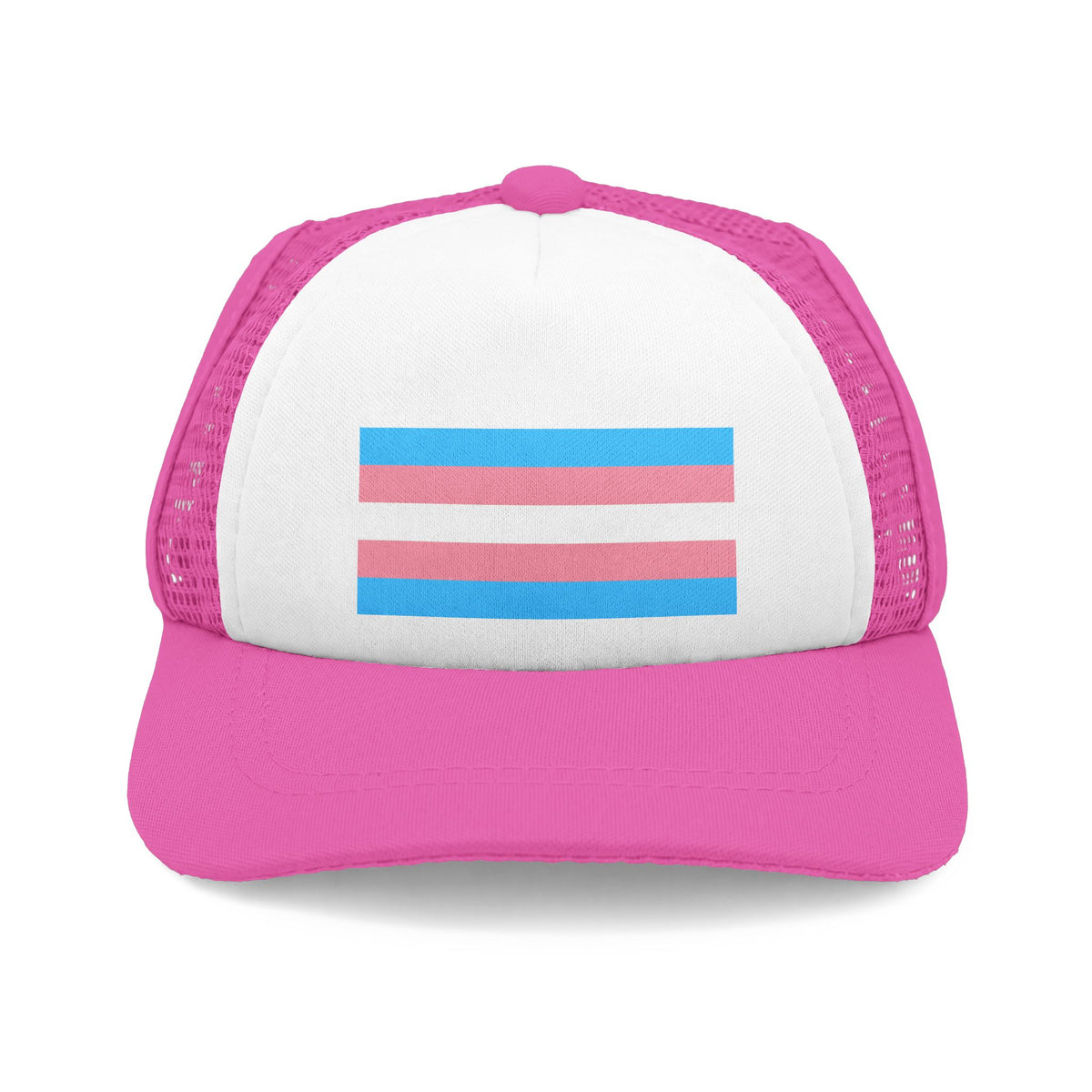 Dog Foam Trucker Hat - Transgender Flag