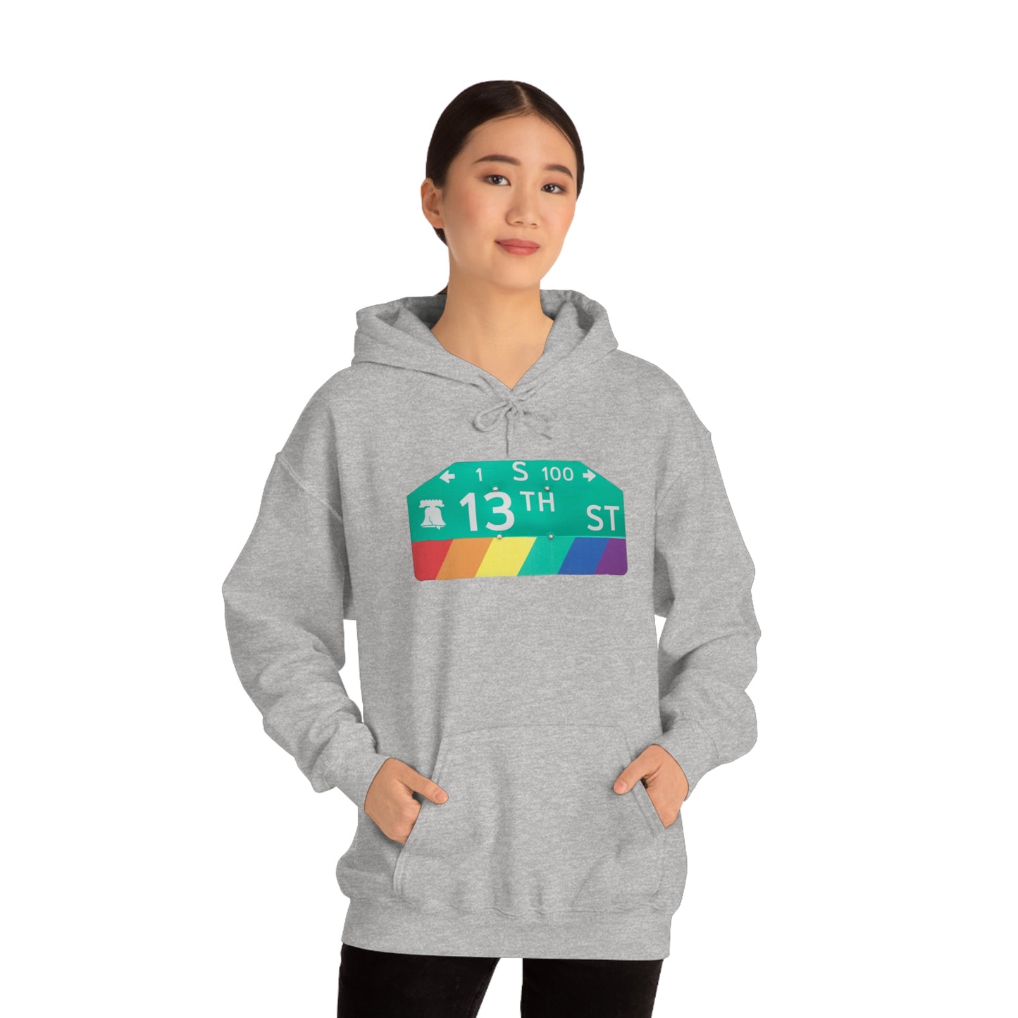 Philly Gayborhood Street Sign Hoodie