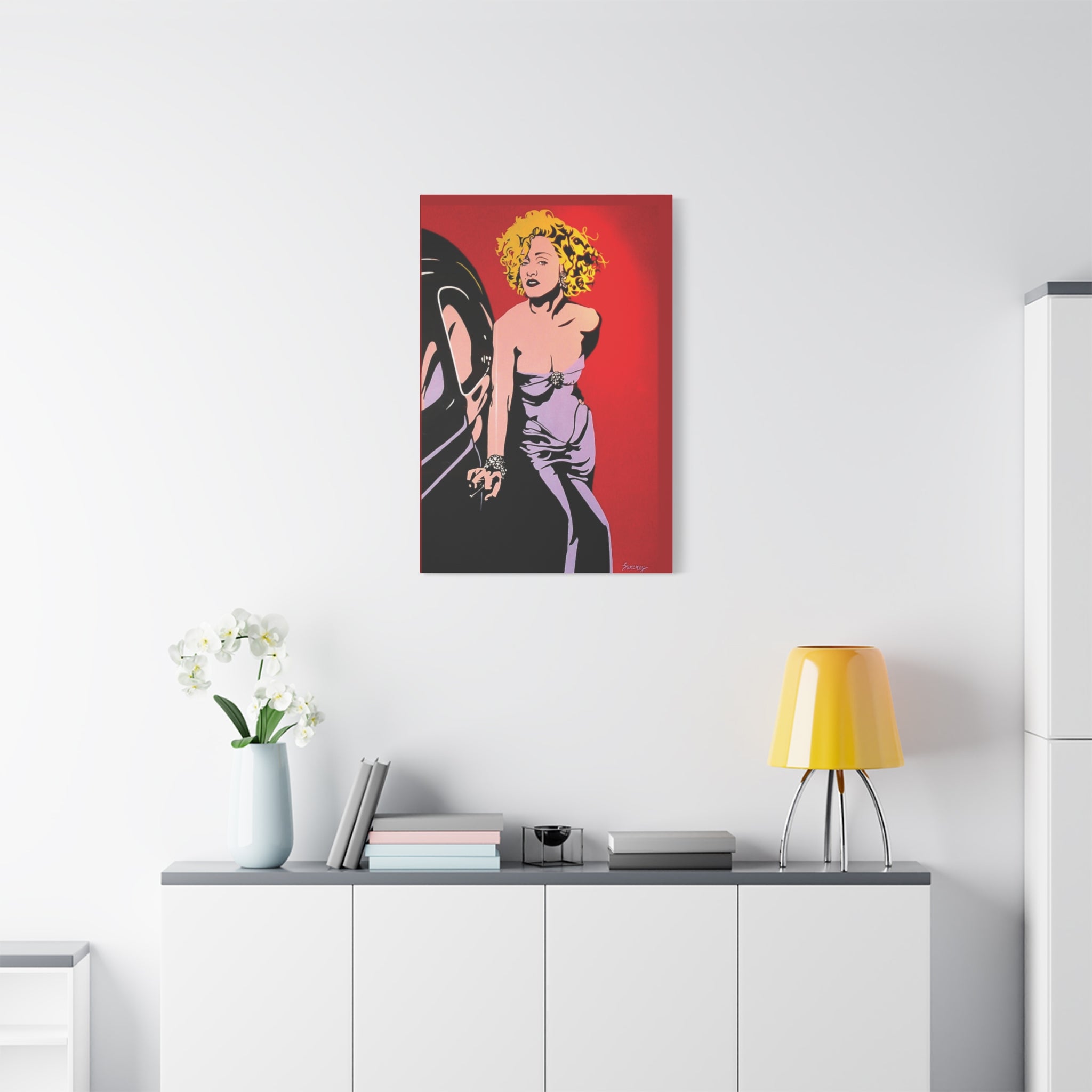 Sisters Nightclub Philly Artwork Madonna Matte Canvas