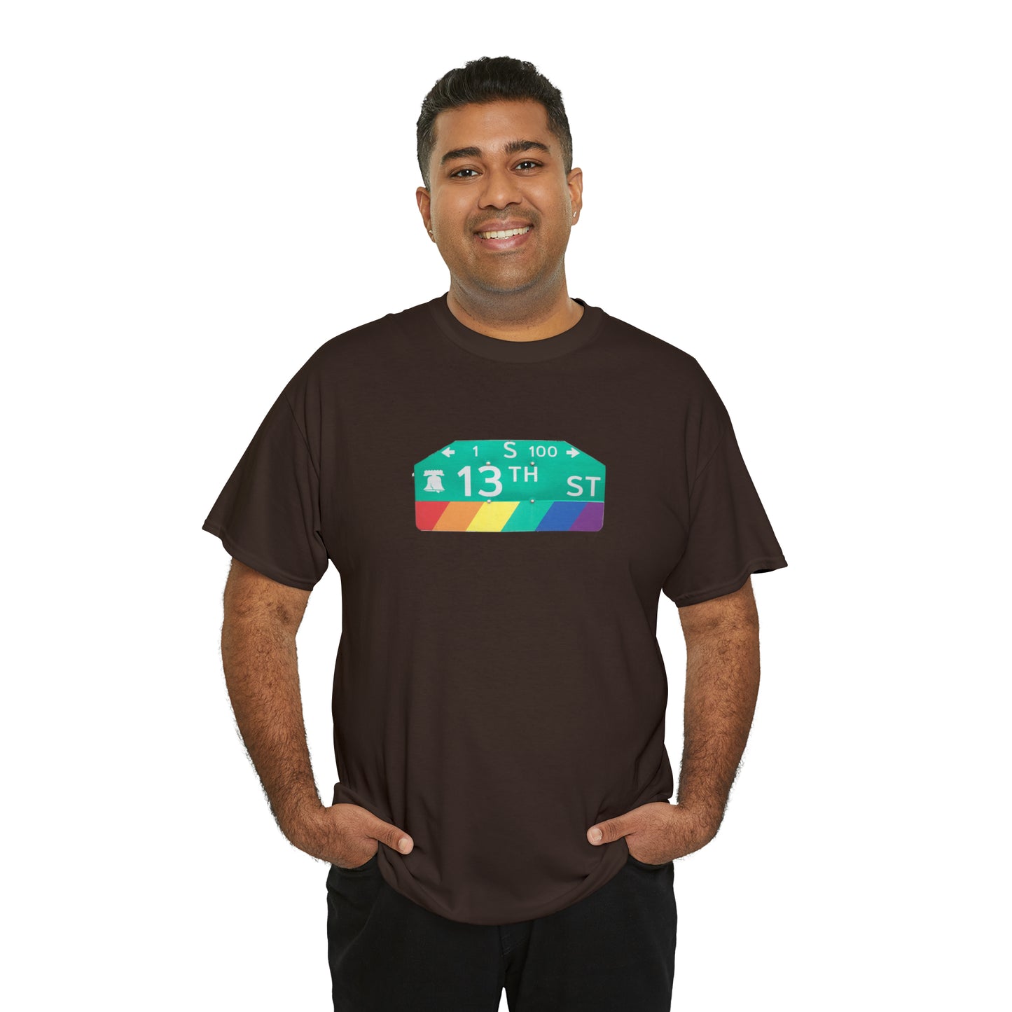 Philly Gayborhood Street Sign Cotton Tee