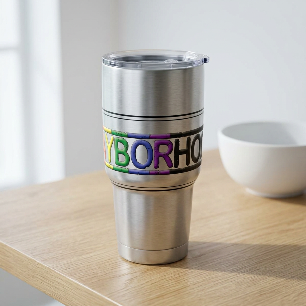 Gayborhood 30oz Tumbler — Tundra Insulated Cup