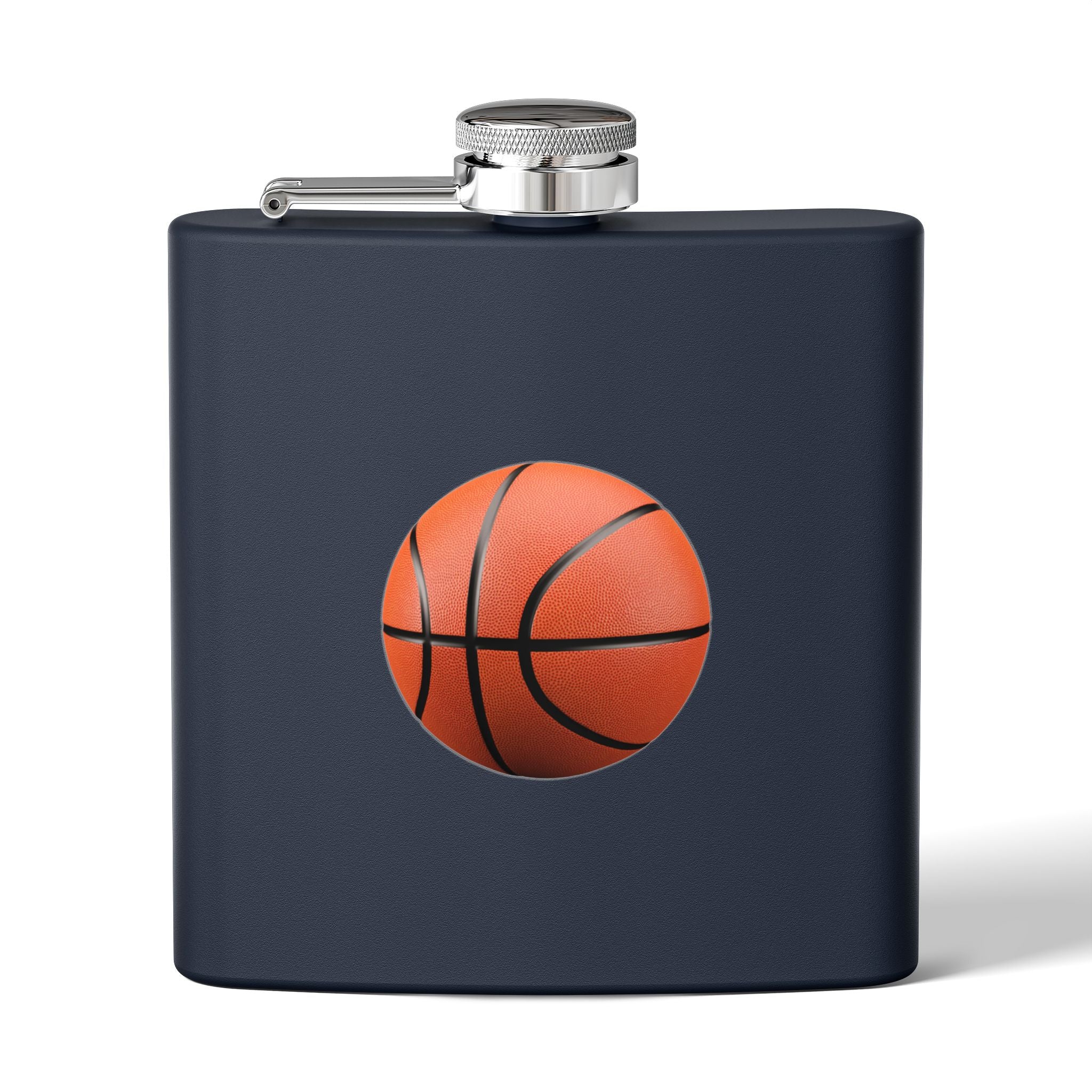 Basketball Stainless Steel Flask, 6oz