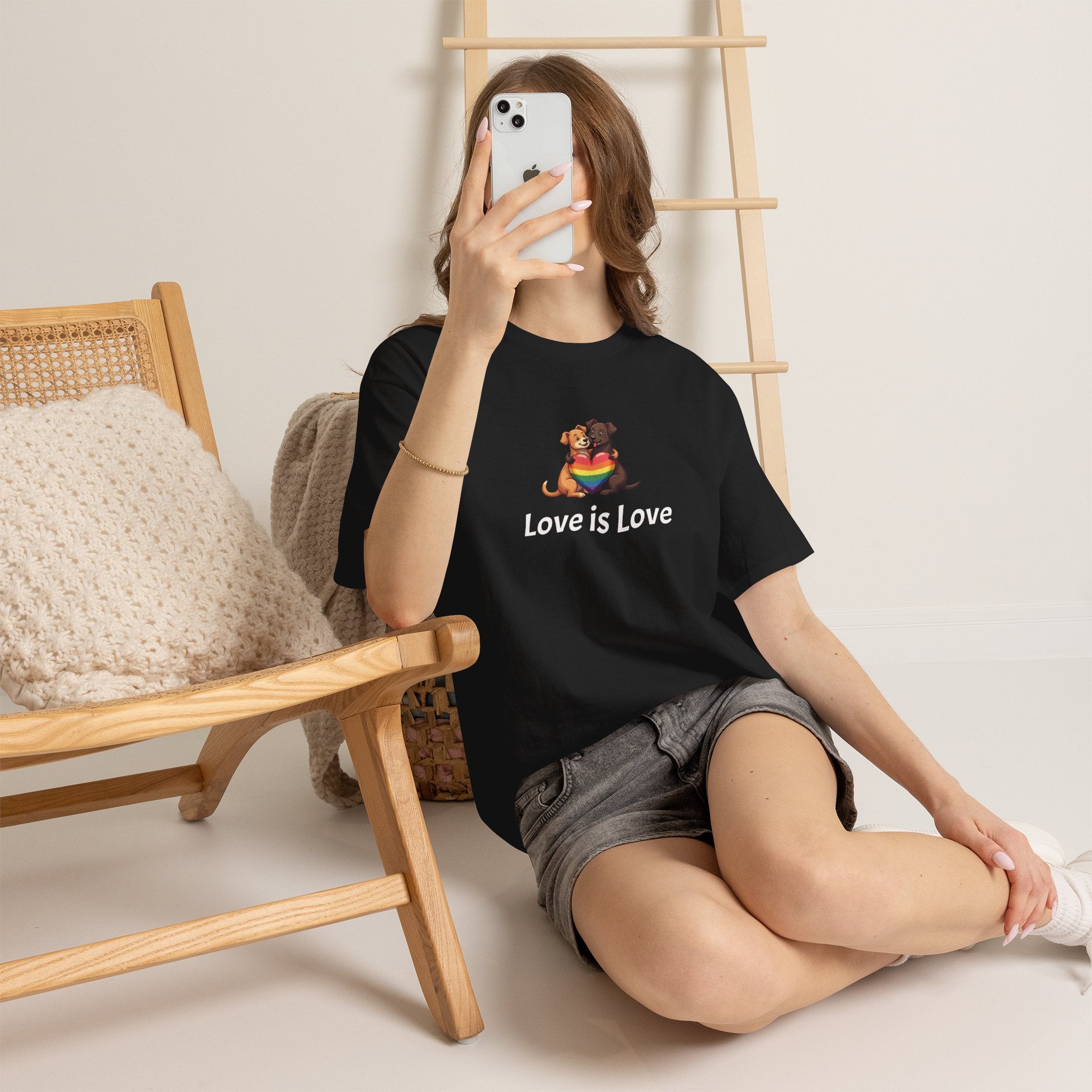 Kitty Love is Love Heavy Cotton Tee