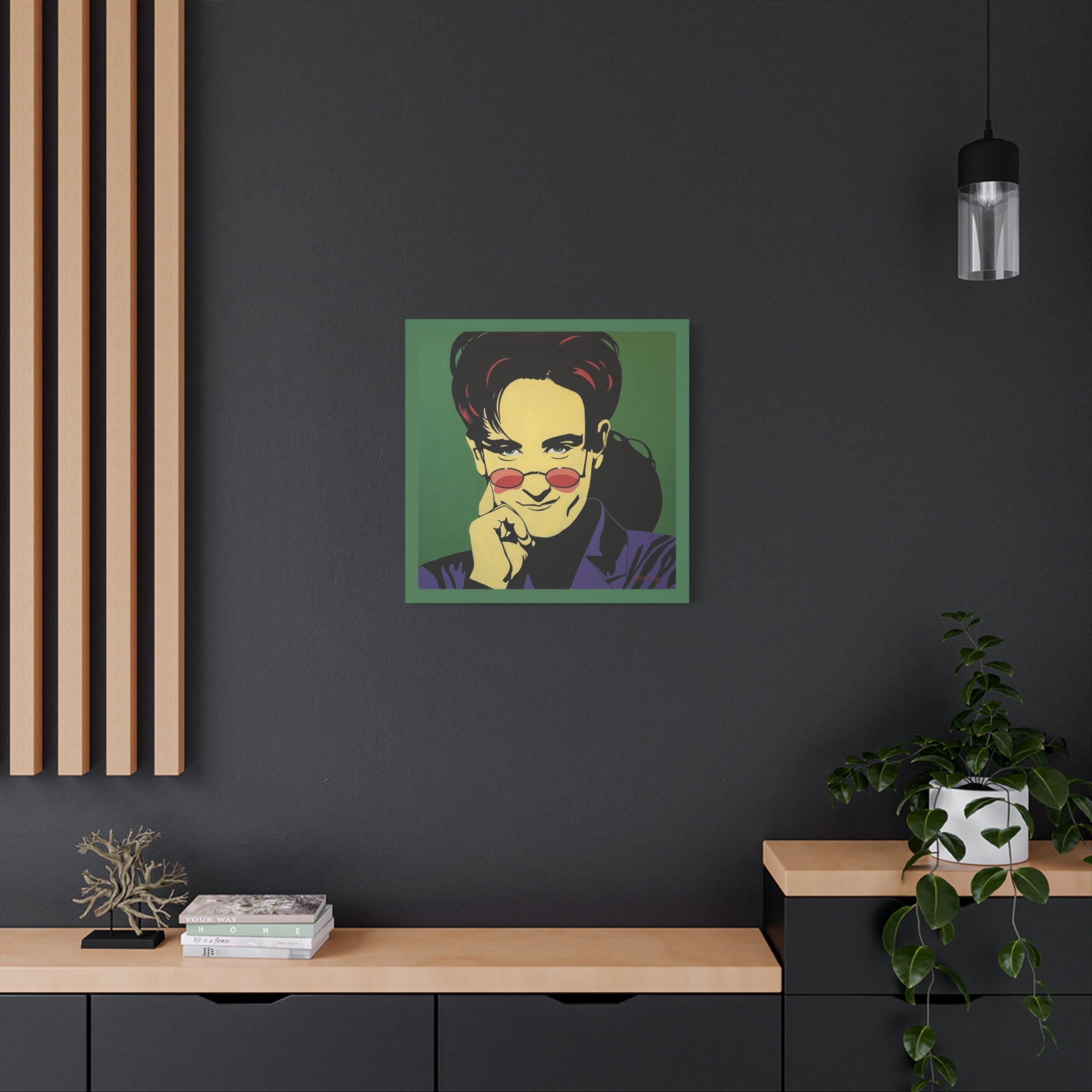 Sisters Nightclub Philly Artwork KD Lang Matte Canvas