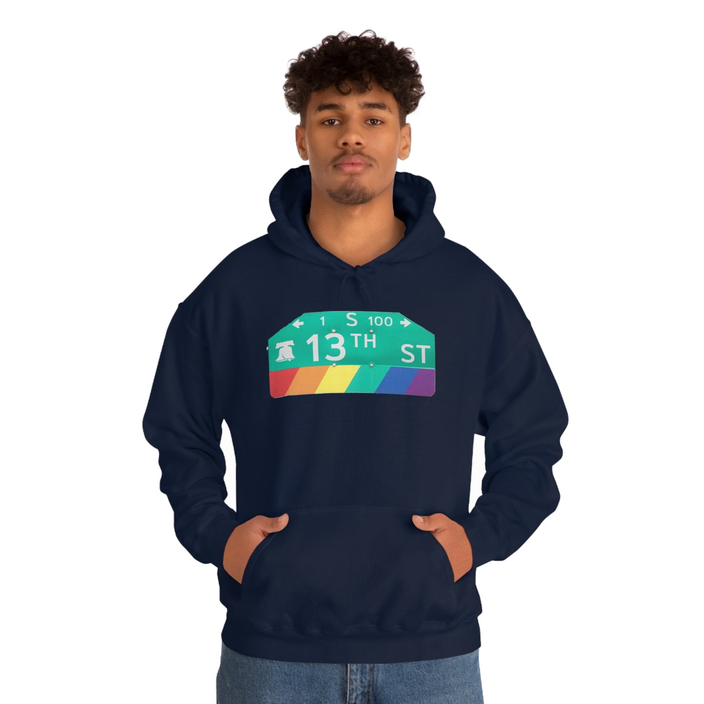 Philly Gayborhood Street Sign Hoodie