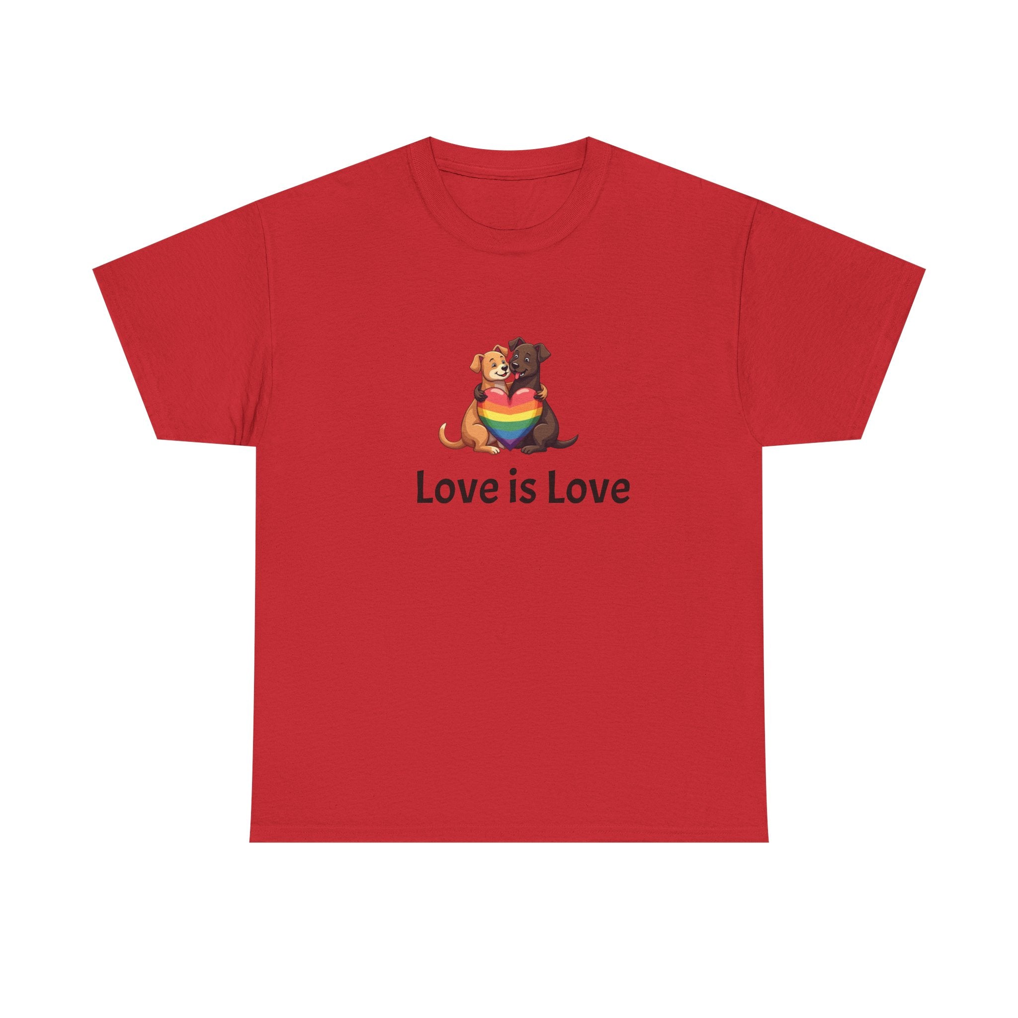 Puppy Love is Love Heavy Cotton Tee