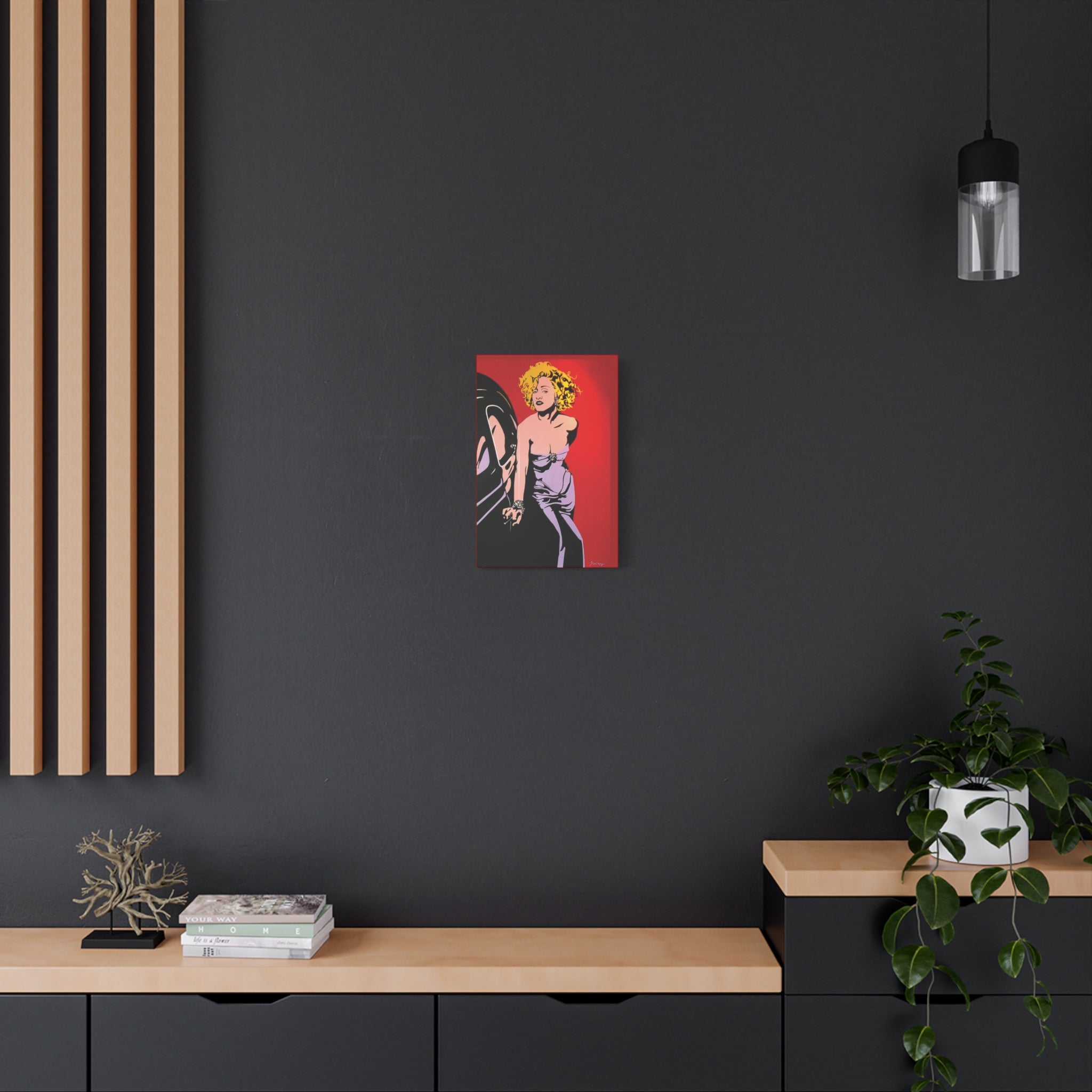 Sisters Nightclub Philly Artwork Madonna Matte Canvas