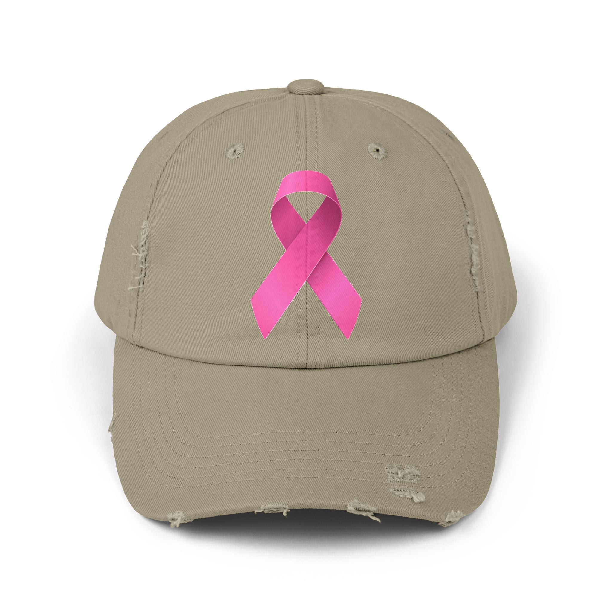 Breast Cancer Distressed Hat