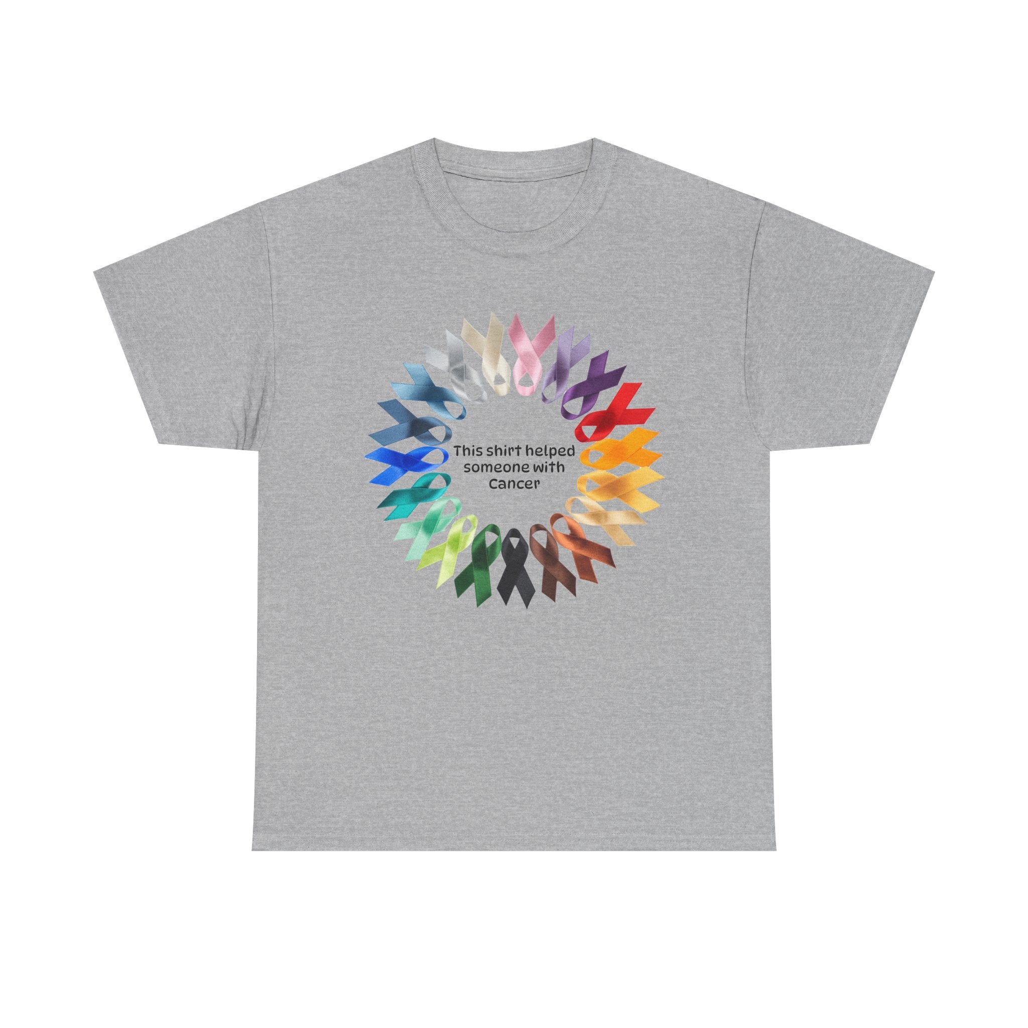Helped someone with Cancer Heavy Cotton Tee