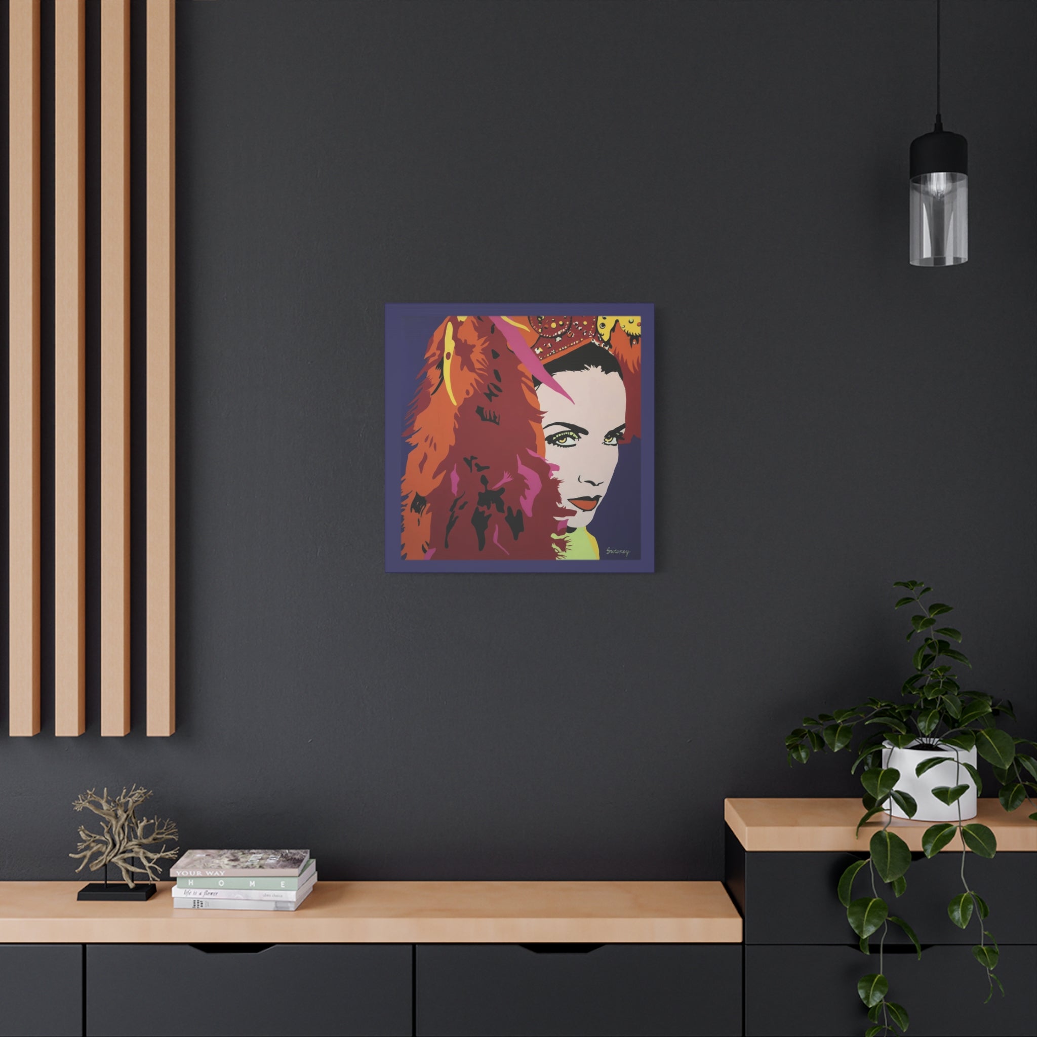 Sisters Nightclub Philly Artwork Annie Lennox Matte Canvas