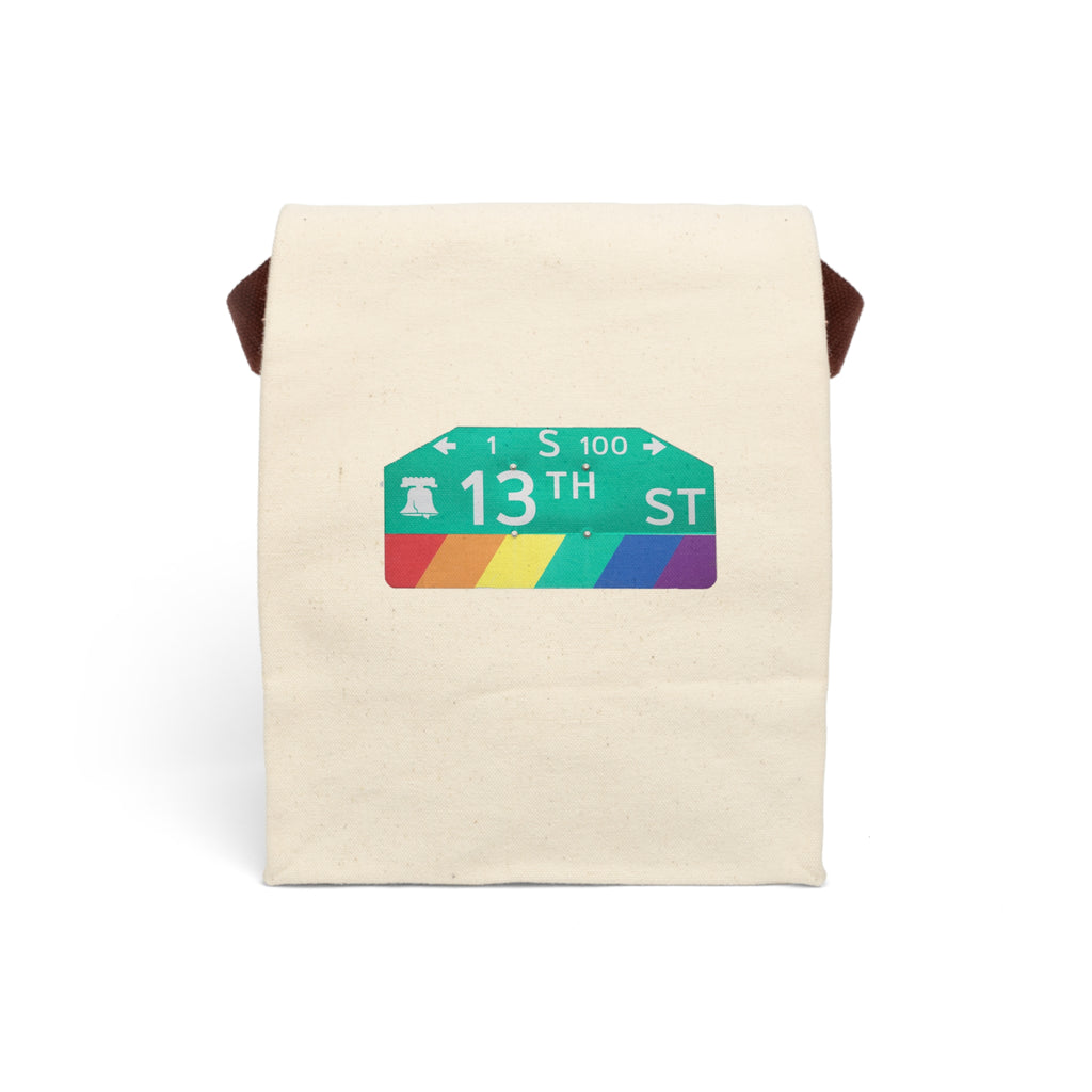 Canvas Lunch Bag Philly 13th Street