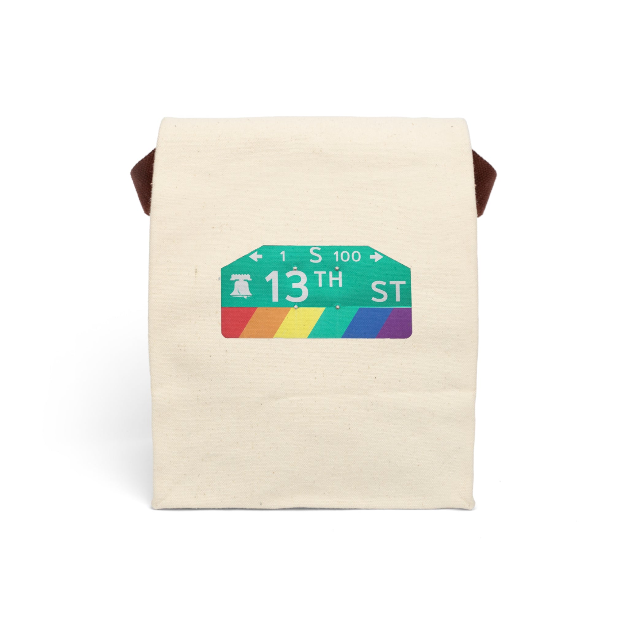 Canvas Lunch Bag Philly 13th Street