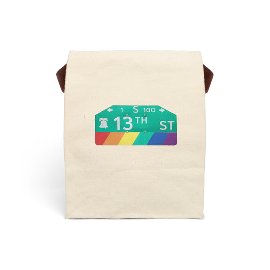 Canvas Lunch Bag Philly 13th Street