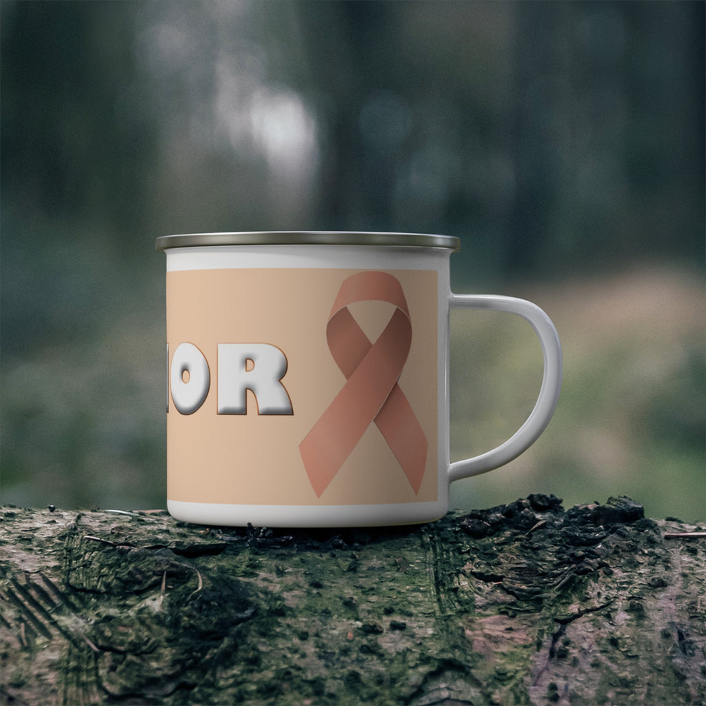 Enamel Camping Mug - Uterine Cancer
