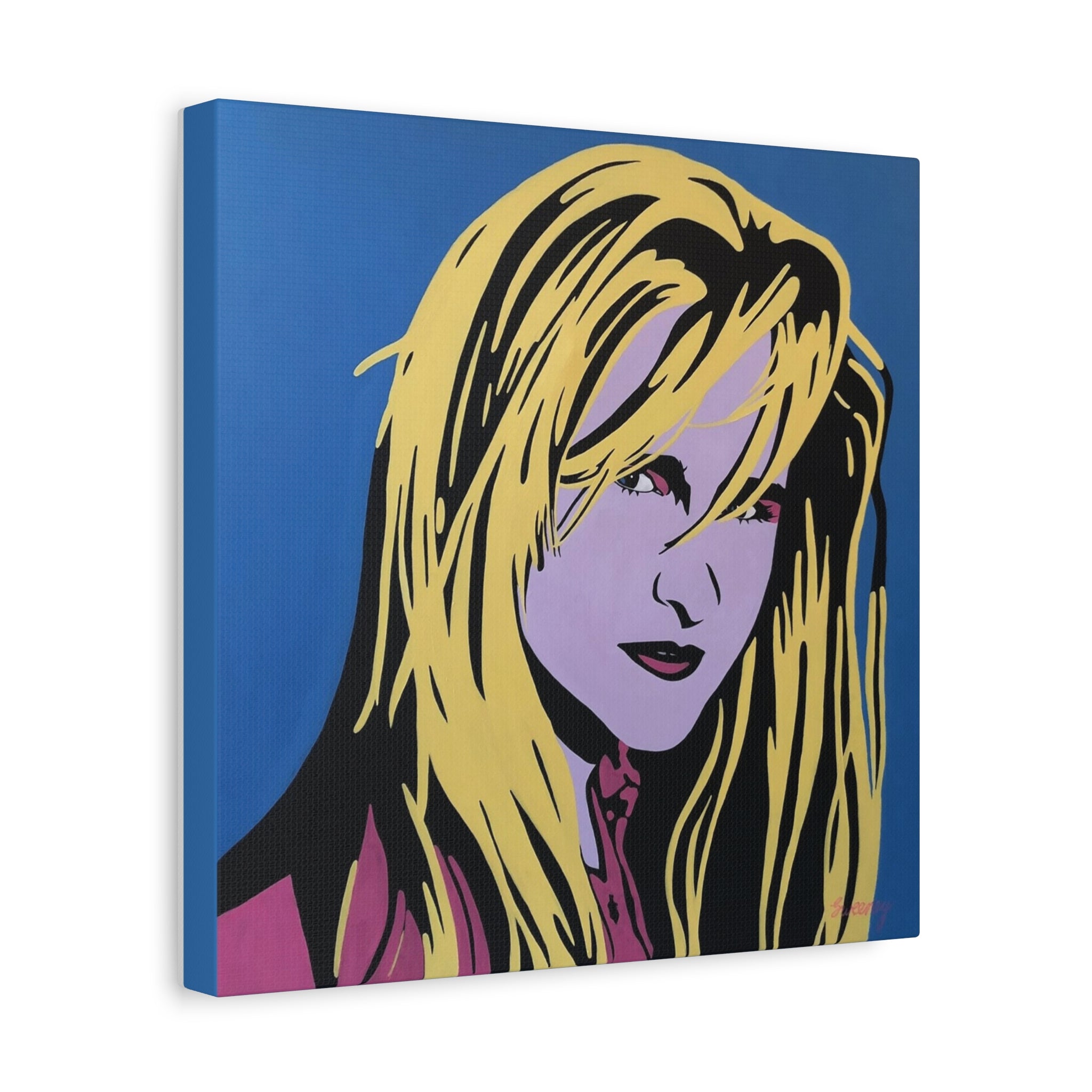 Sisters Nightclub Philly Artwork Melissa Etheridge Matte Canvas