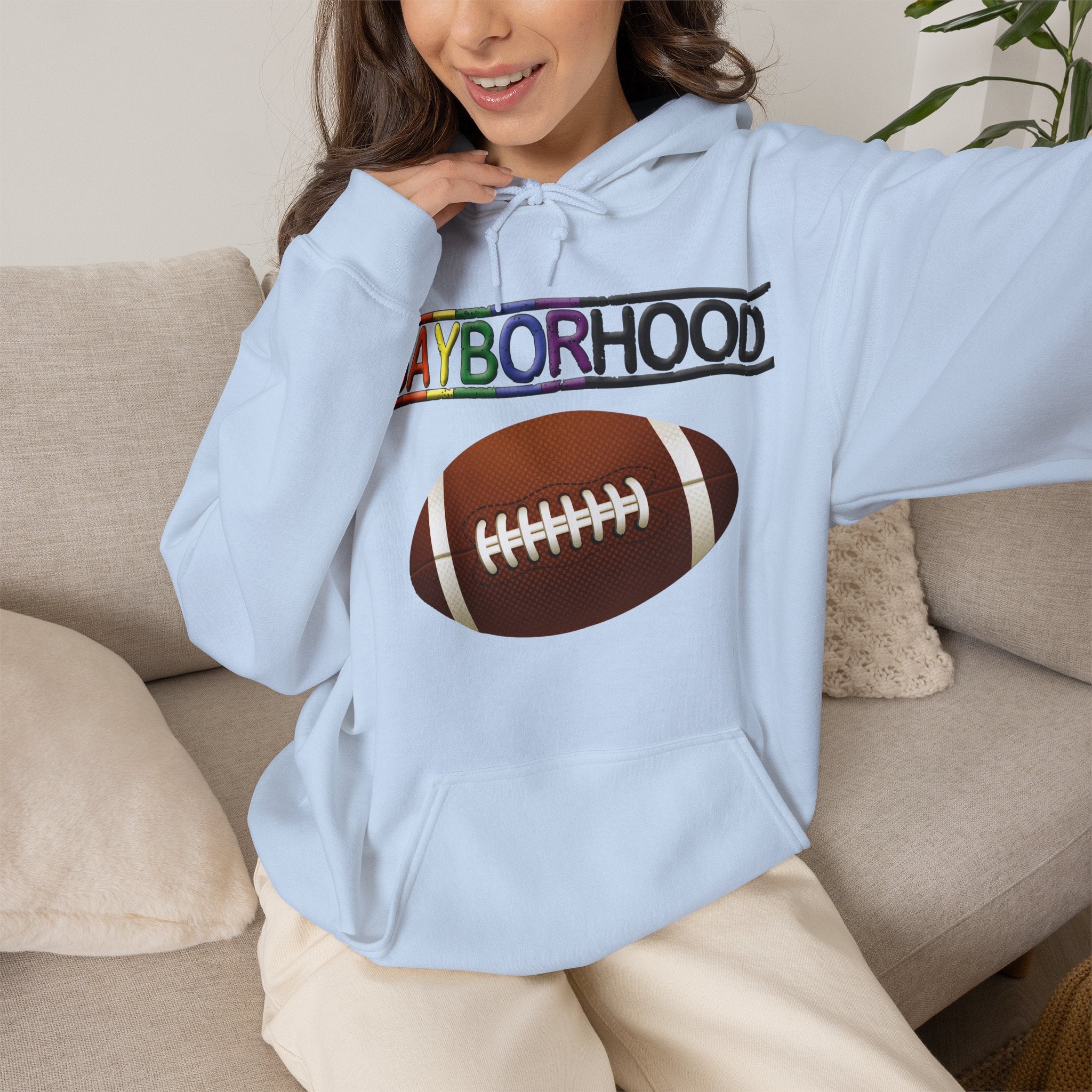 Gayborhood Football Heavy Blend™ Hoodie