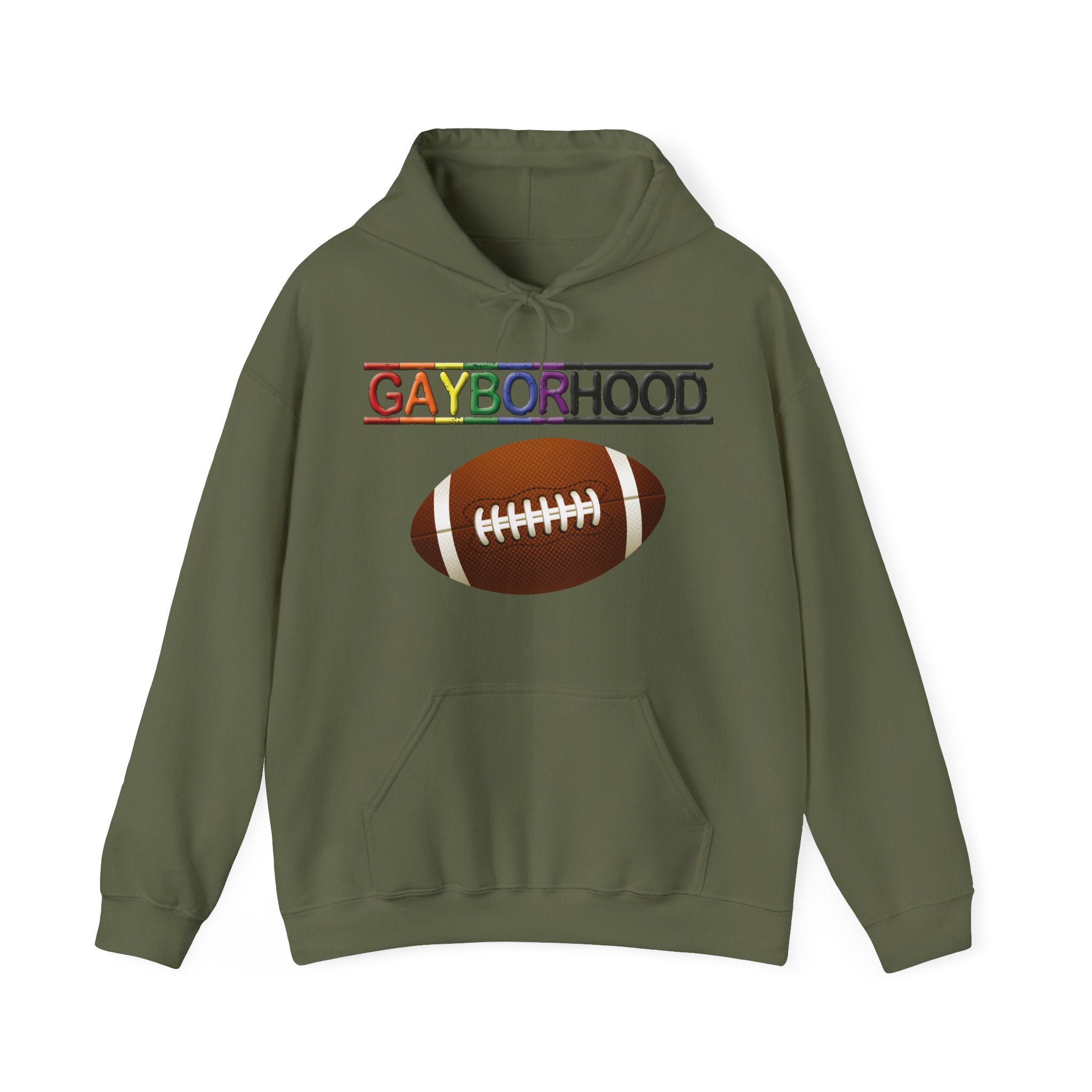 Gayborhood Football Heavy Blend™ Hoodie