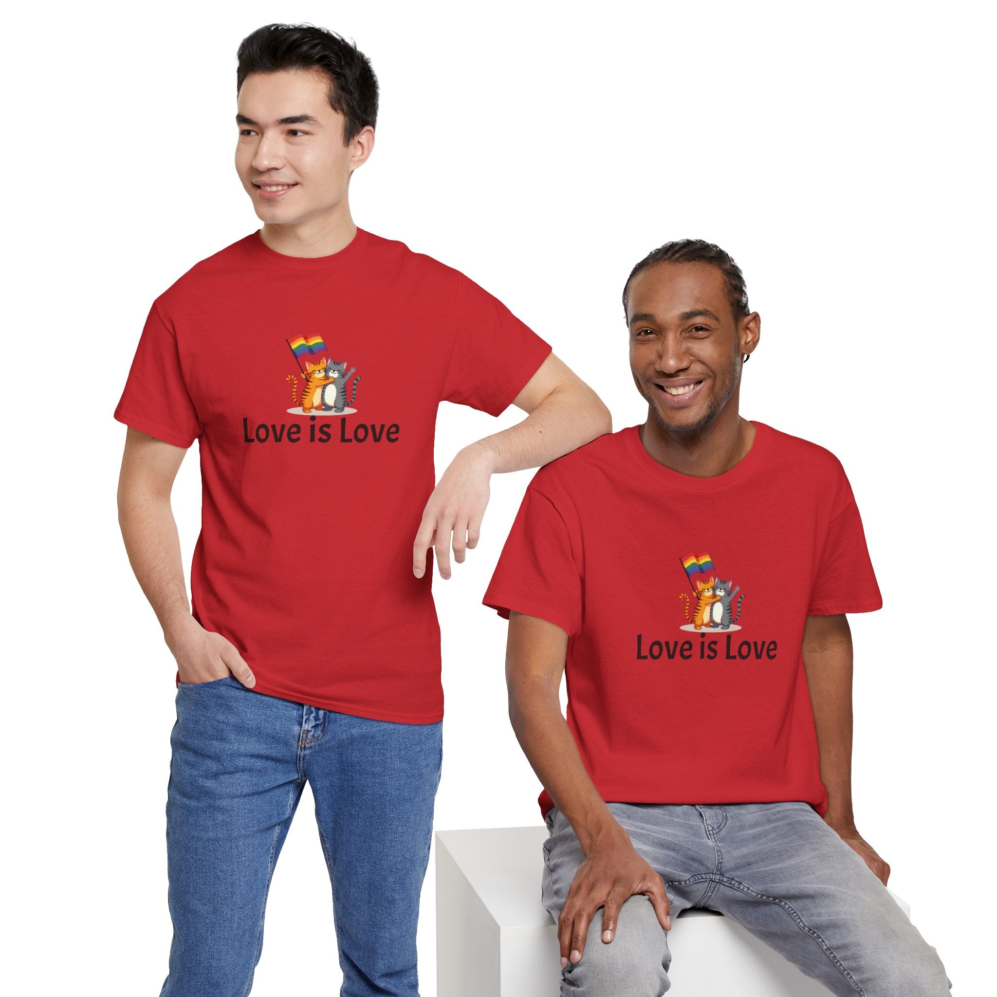 Kitty Love is Love Heavy Cotton Tee