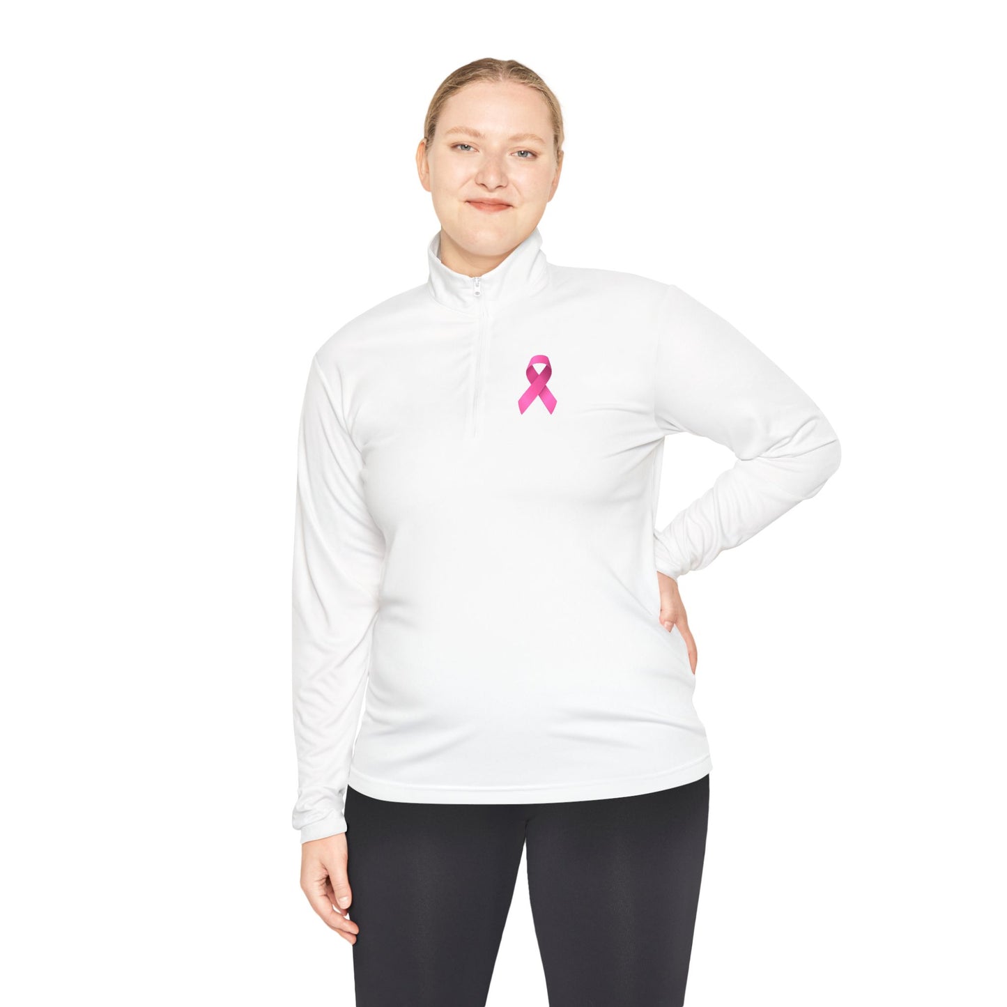 Breast Cancer Unisex Quarter-Zip Pullover