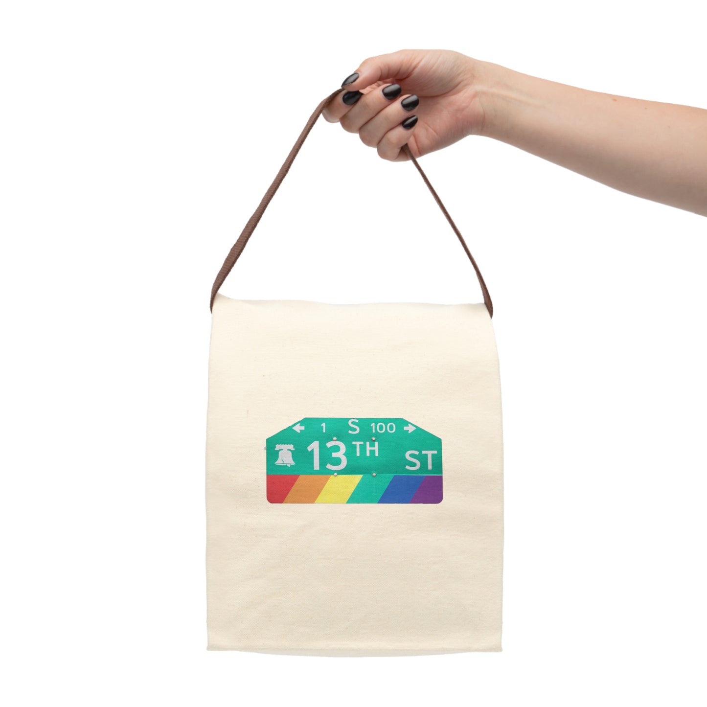 Canvas Lunch Bag Philly 13th Street