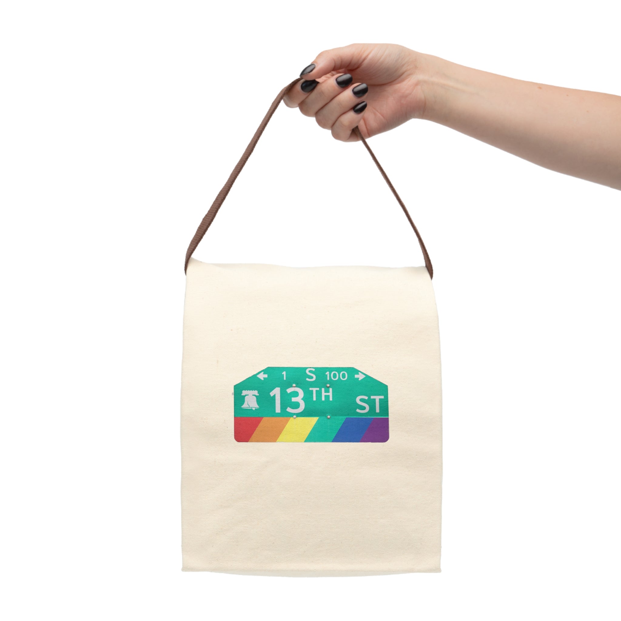 Canvas Lunch Bag Philly 13th Street