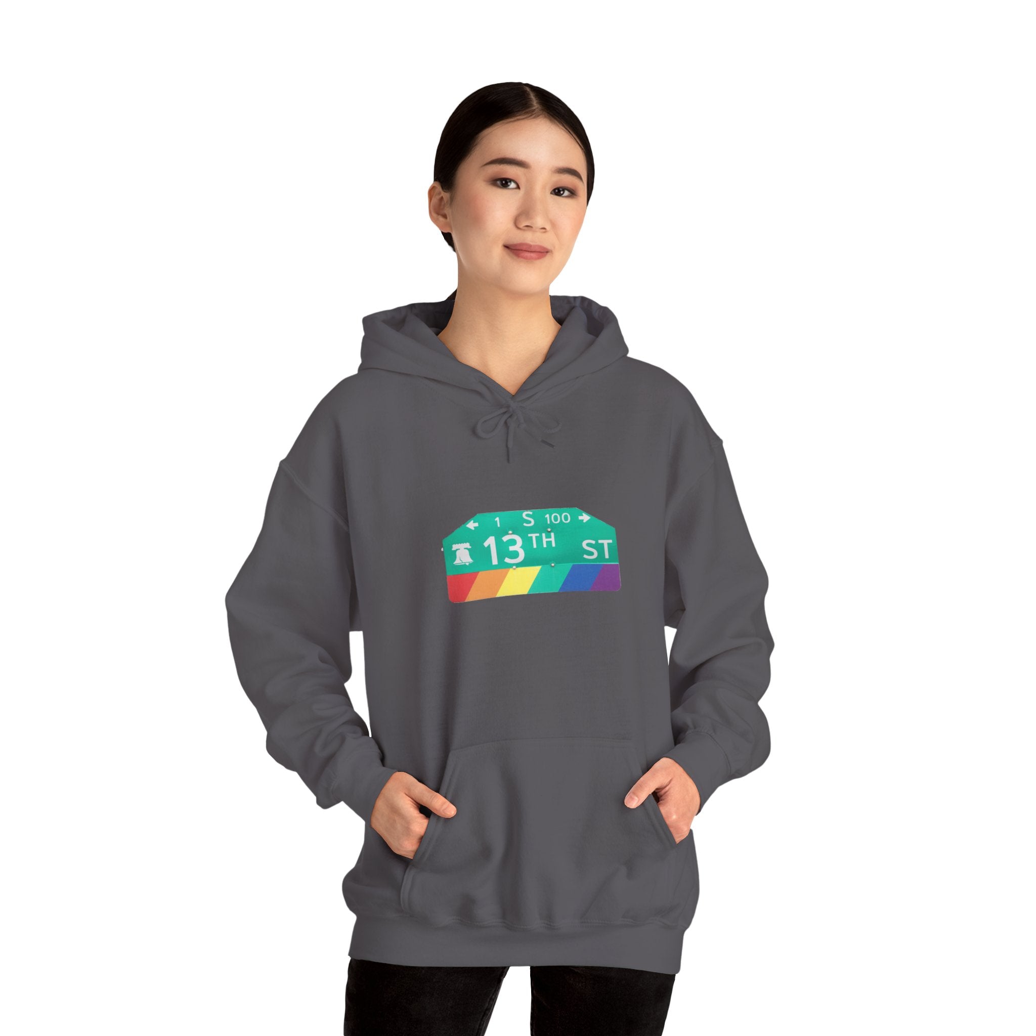 Philly Gayborhood Street Sign  Hoodie