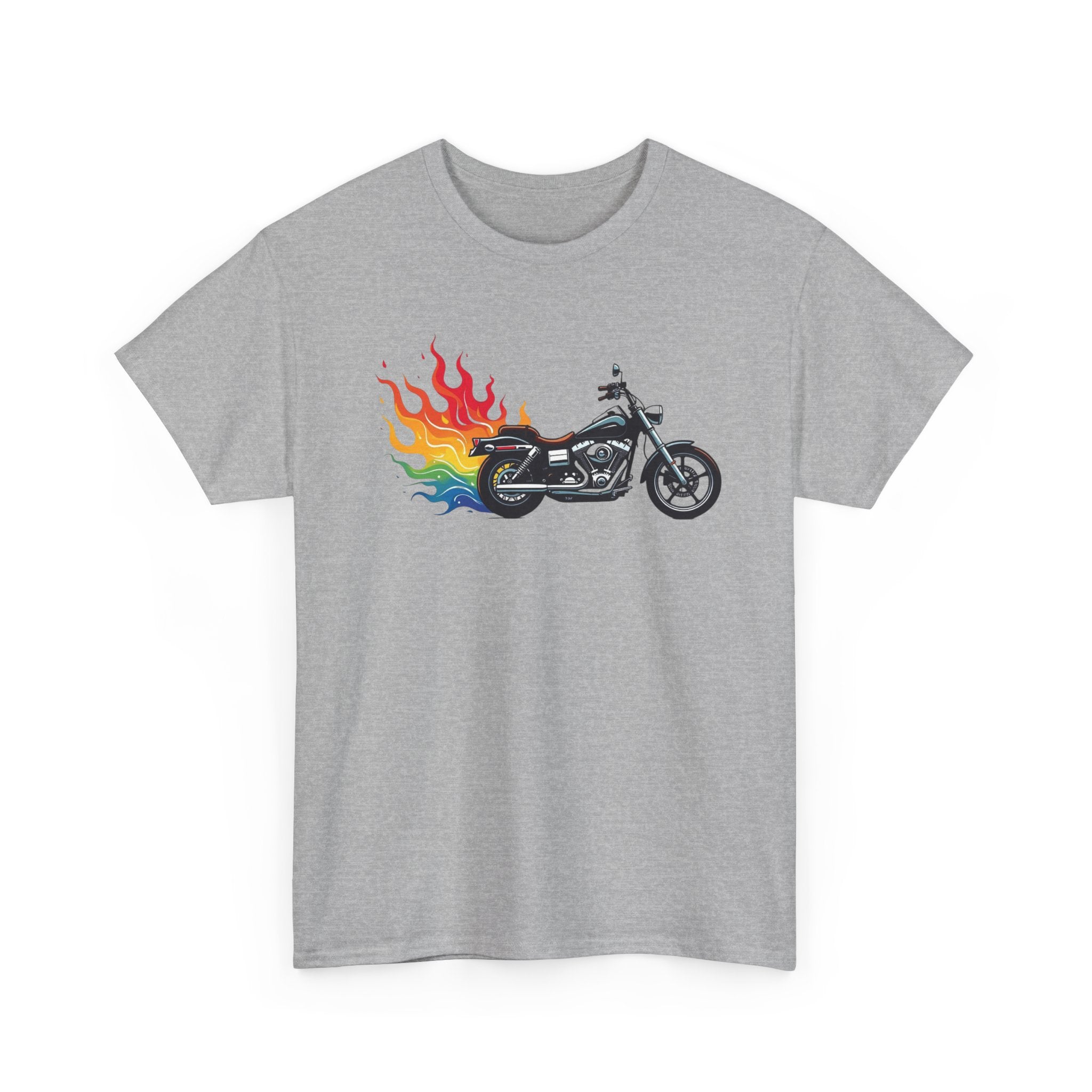 Rainbow Bike Heavy Cotton Tee