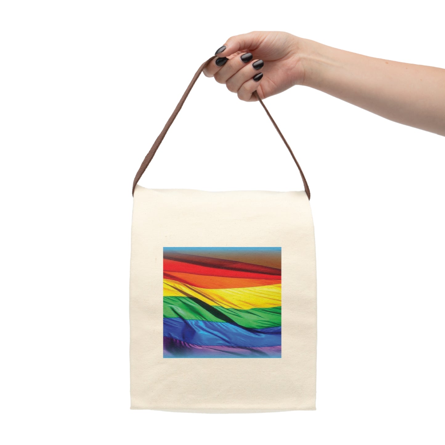 Canvas Lunch Bag Pride Flag