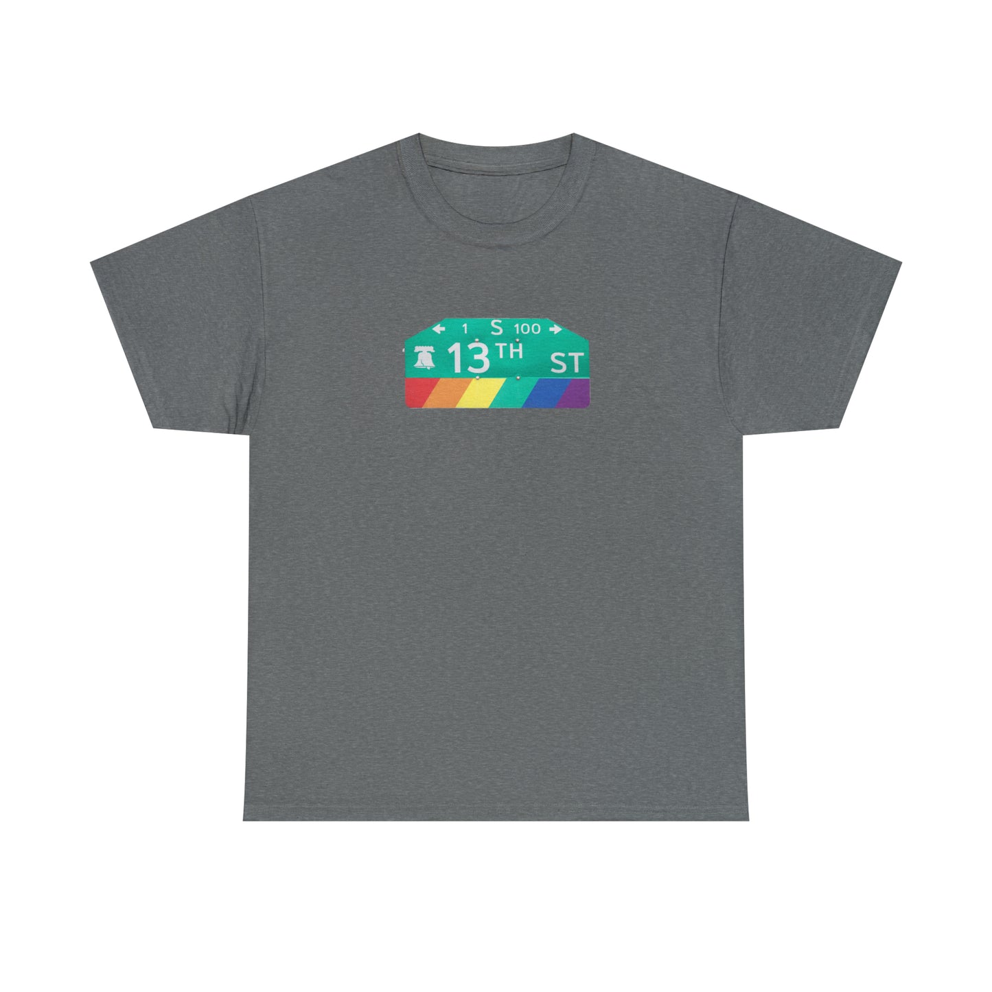 Philly Gayborhood Street Sign Cotton Tee