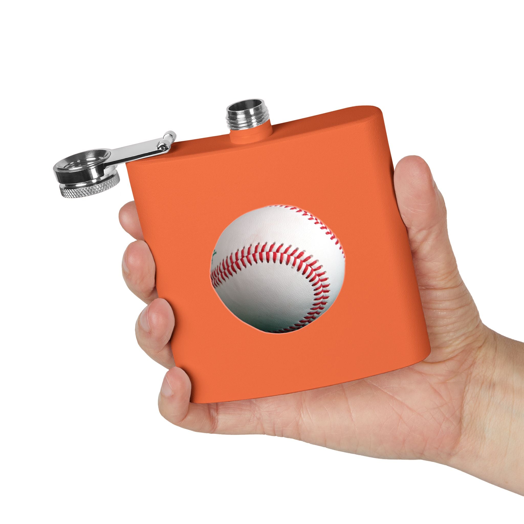 Copy of Football Stainless Steel Flask, 6oz