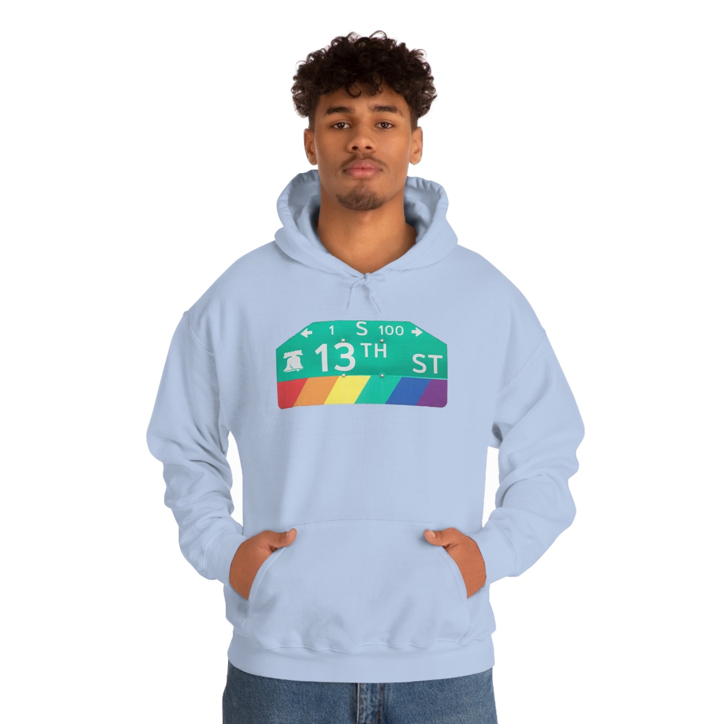 Philly Gayborhood Street Sign Hoodie