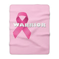 Pink Ribbon Sherpa Fleece Blanket