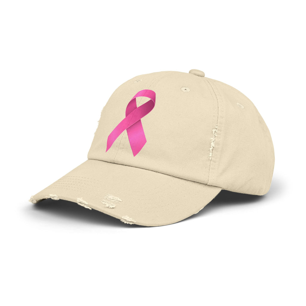 Breast Cancer Distressed Hat