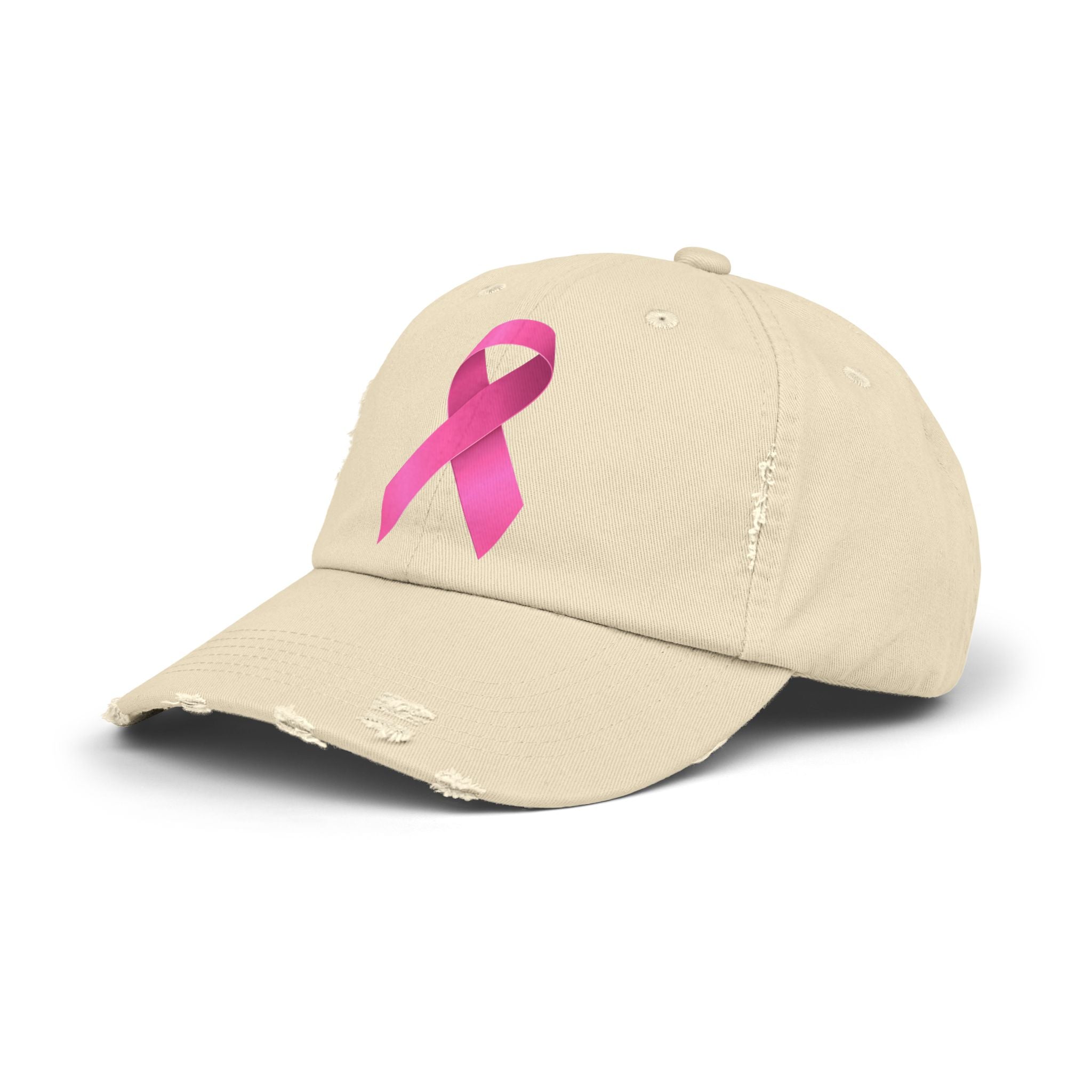 Breast Cancer Distressed Hat